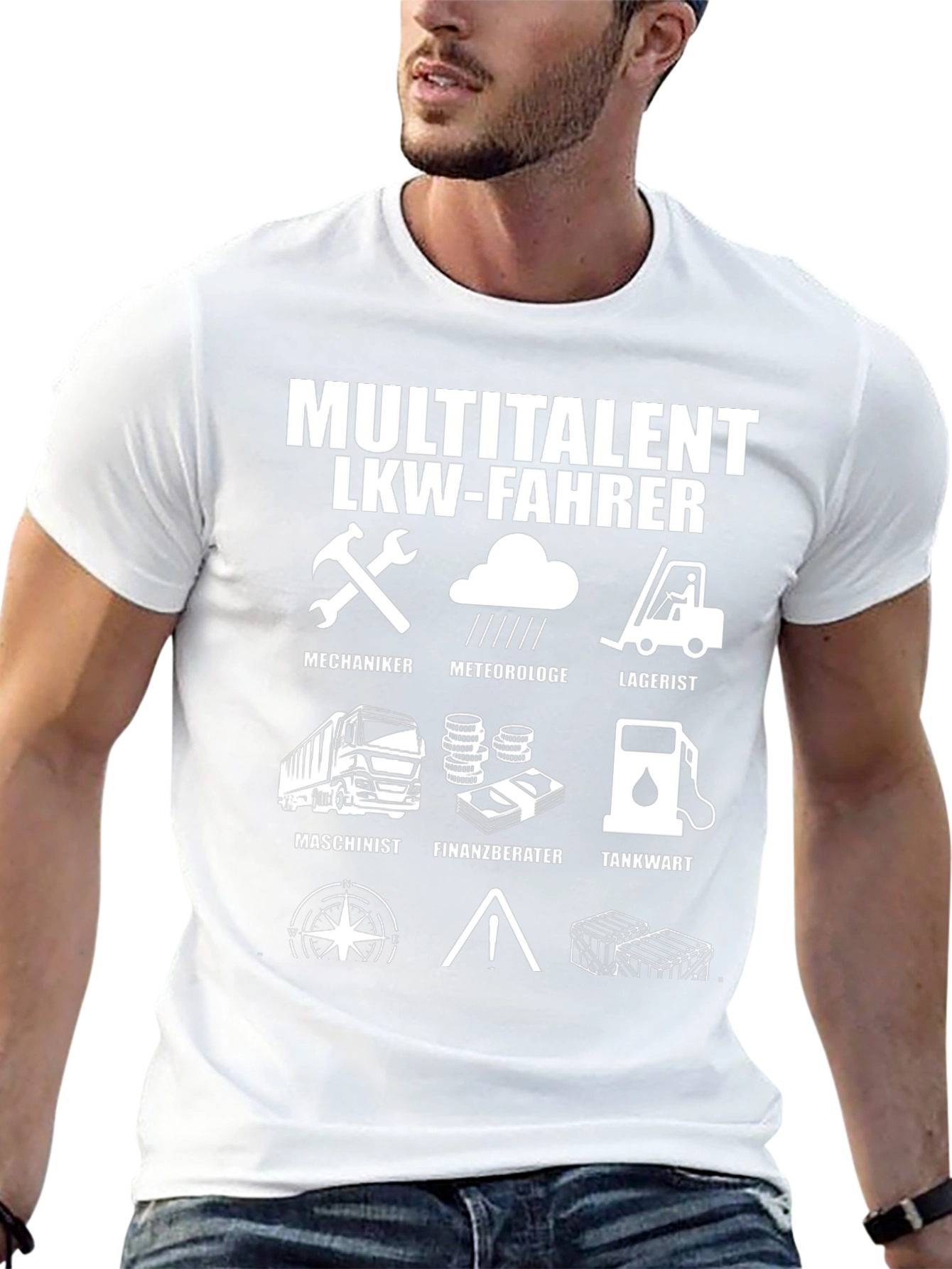 Camiseta Multitalento LKW-Fahrer