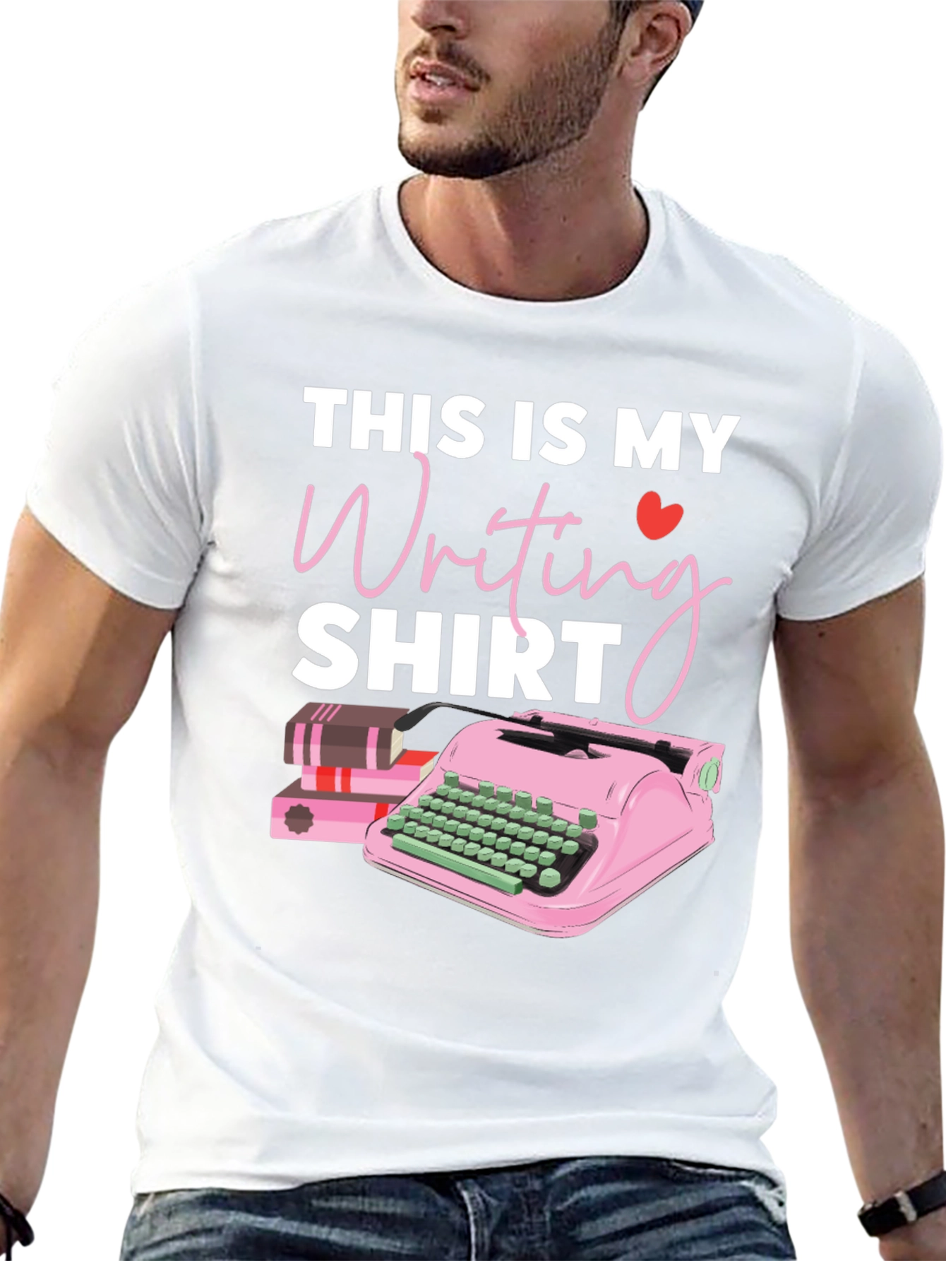 Camiseta Esta es mi Camiseta de Escritura