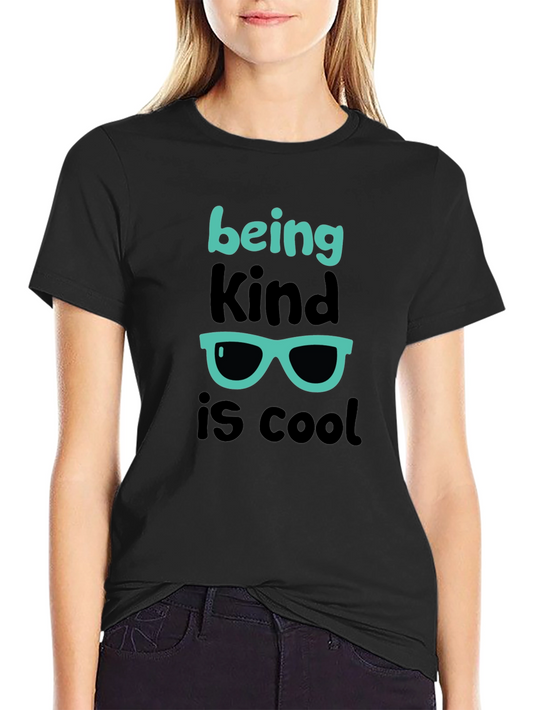 Camiseta Negra Ser amable es genial