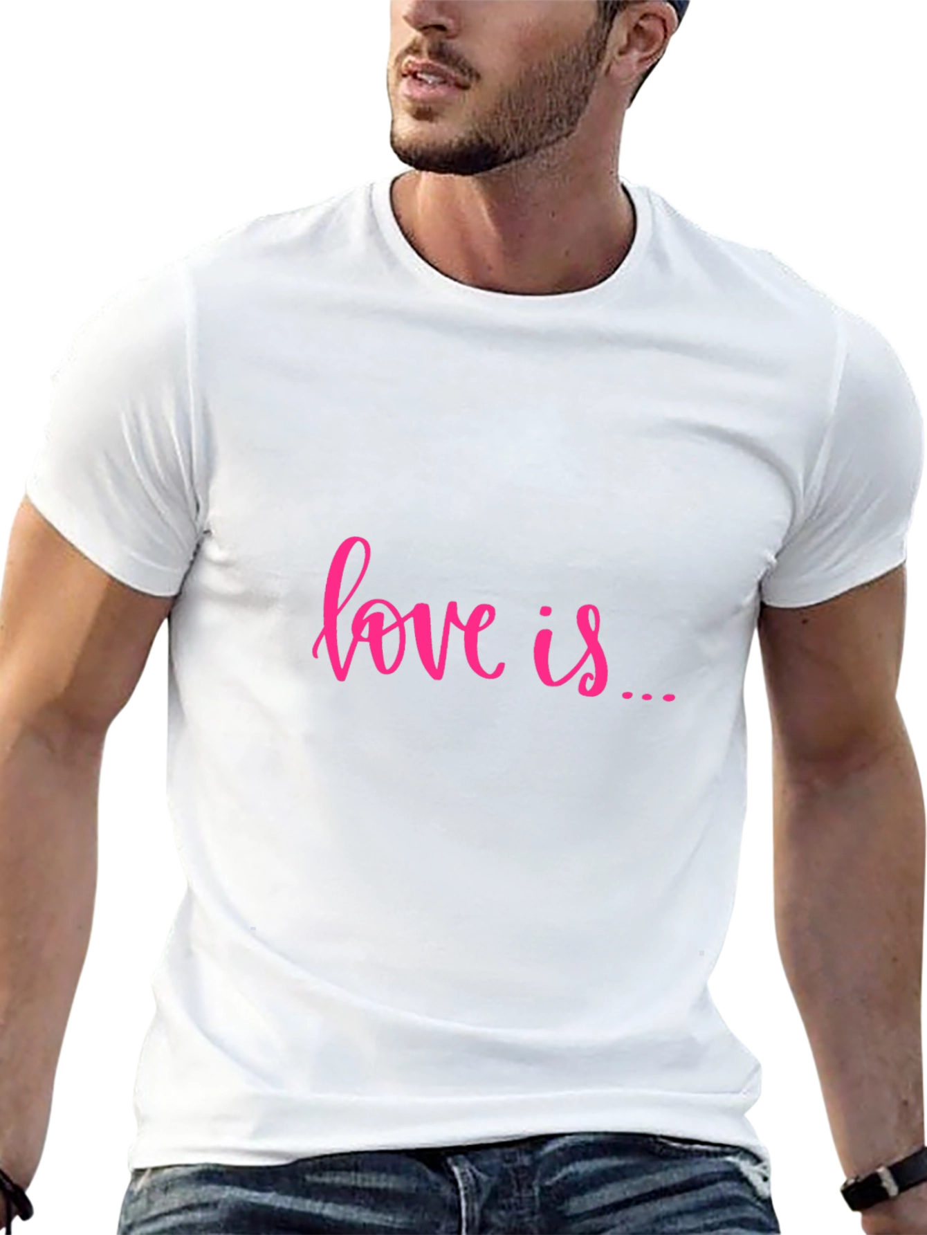 Camiseta Negra Love is... Casual