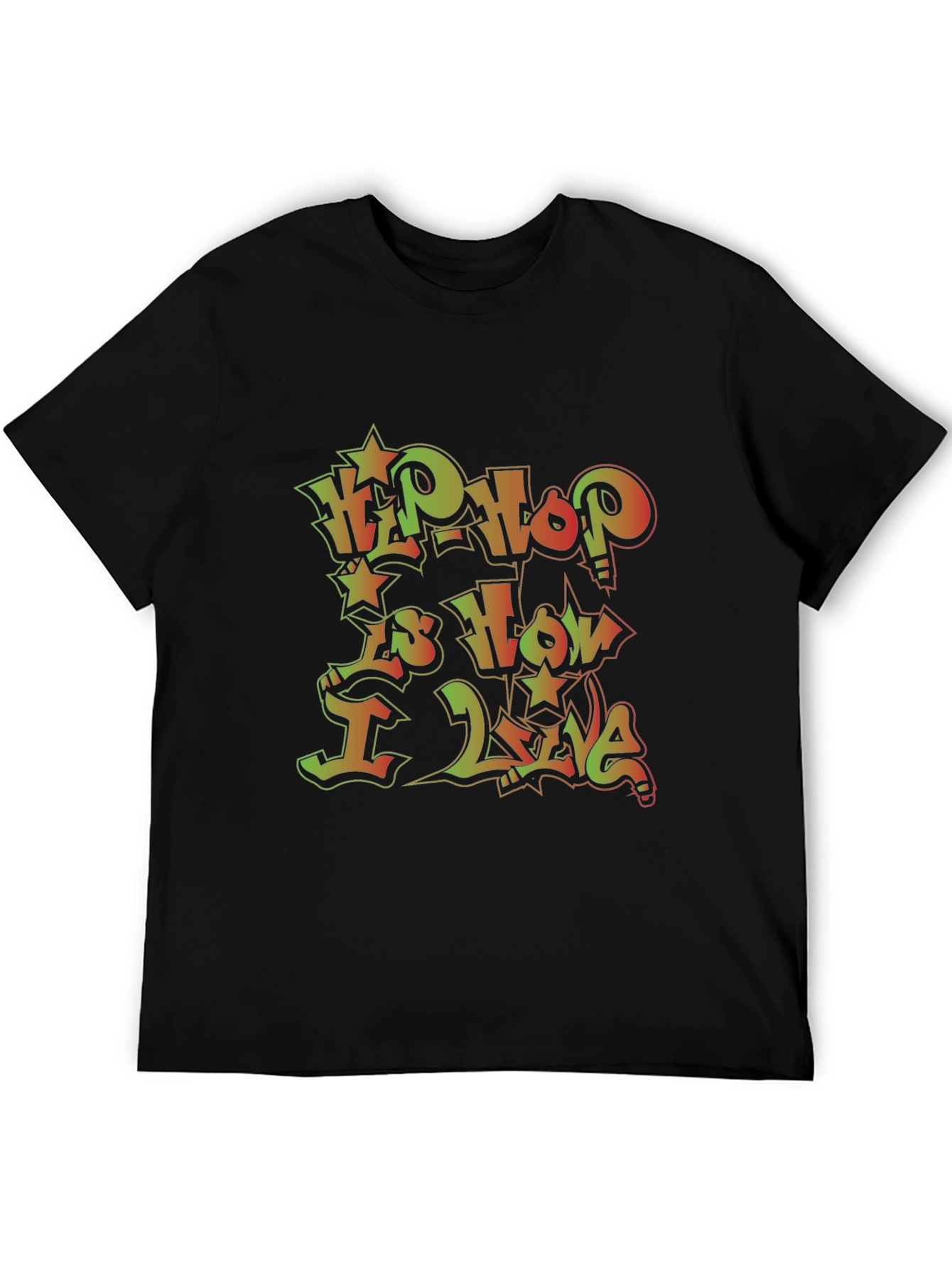 Camiseta Negra Hip Hop is How I Live