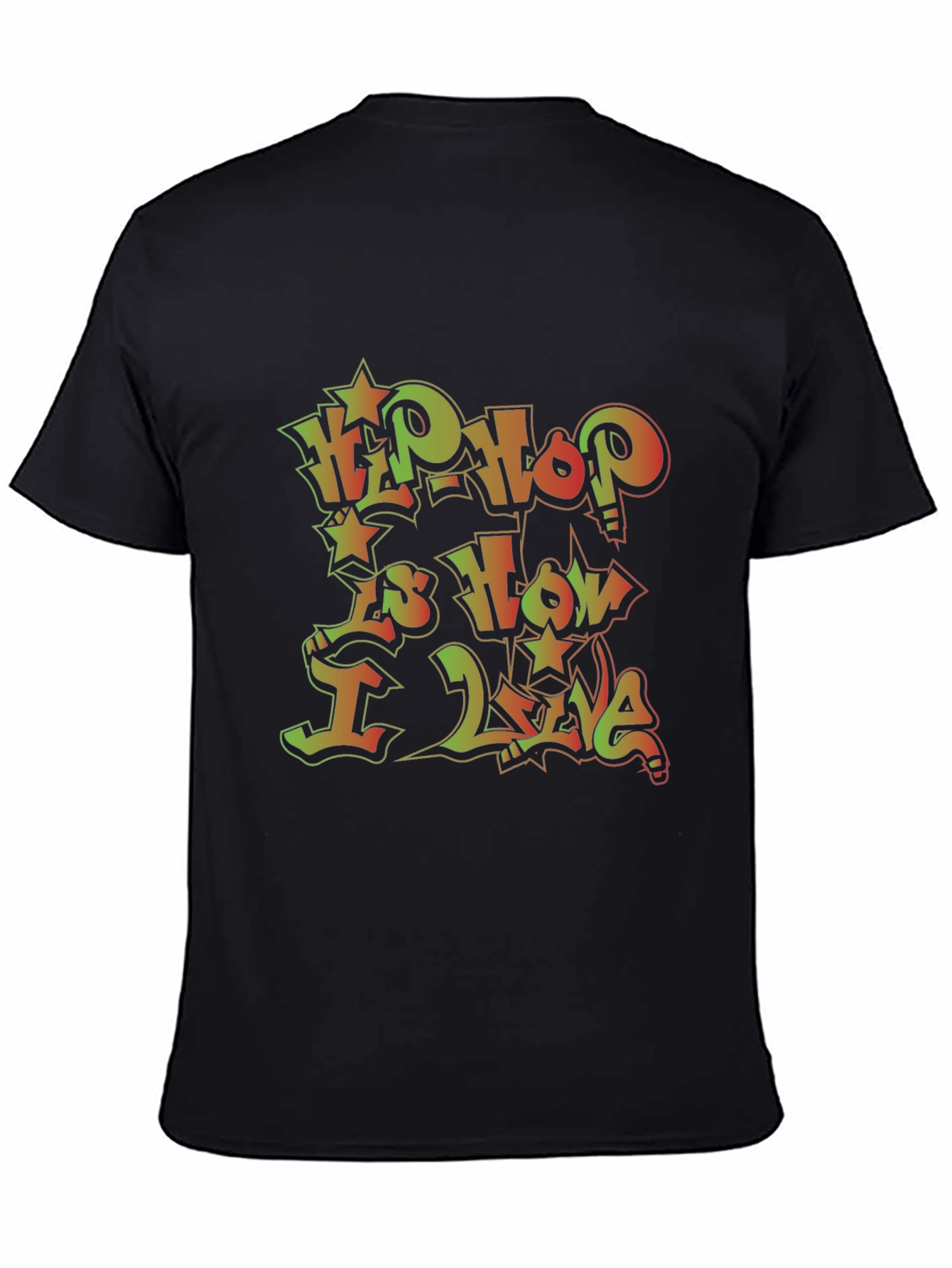 Camiseta Negra Hip Hop is How I Live