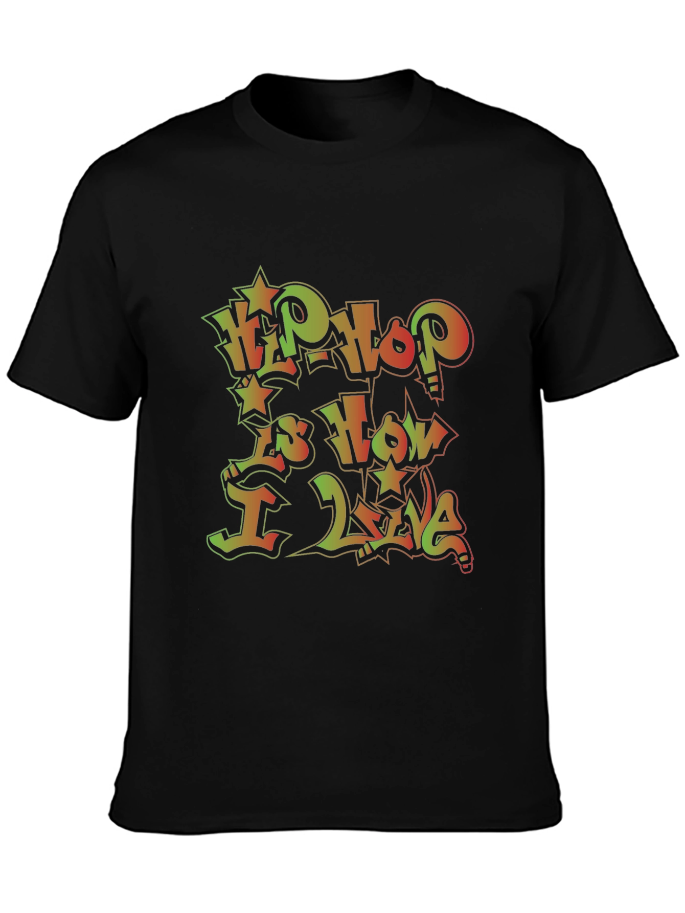Camiseta Negra Hip Hop is How I Live