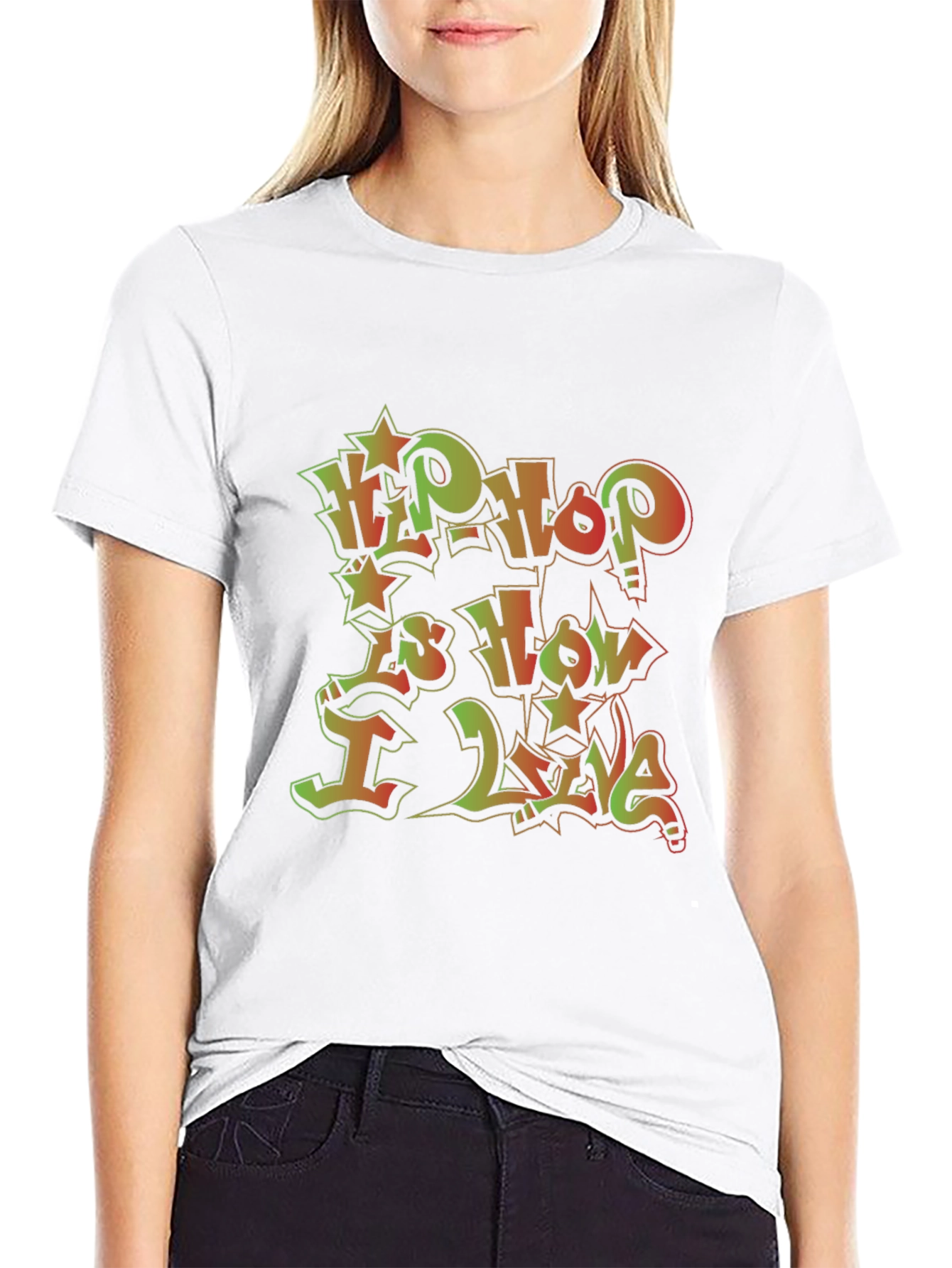 Camiseta Negra Hip Hop is How I Live