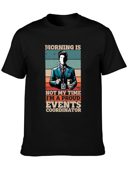 Camiseta Negra Proud Events Coordinator