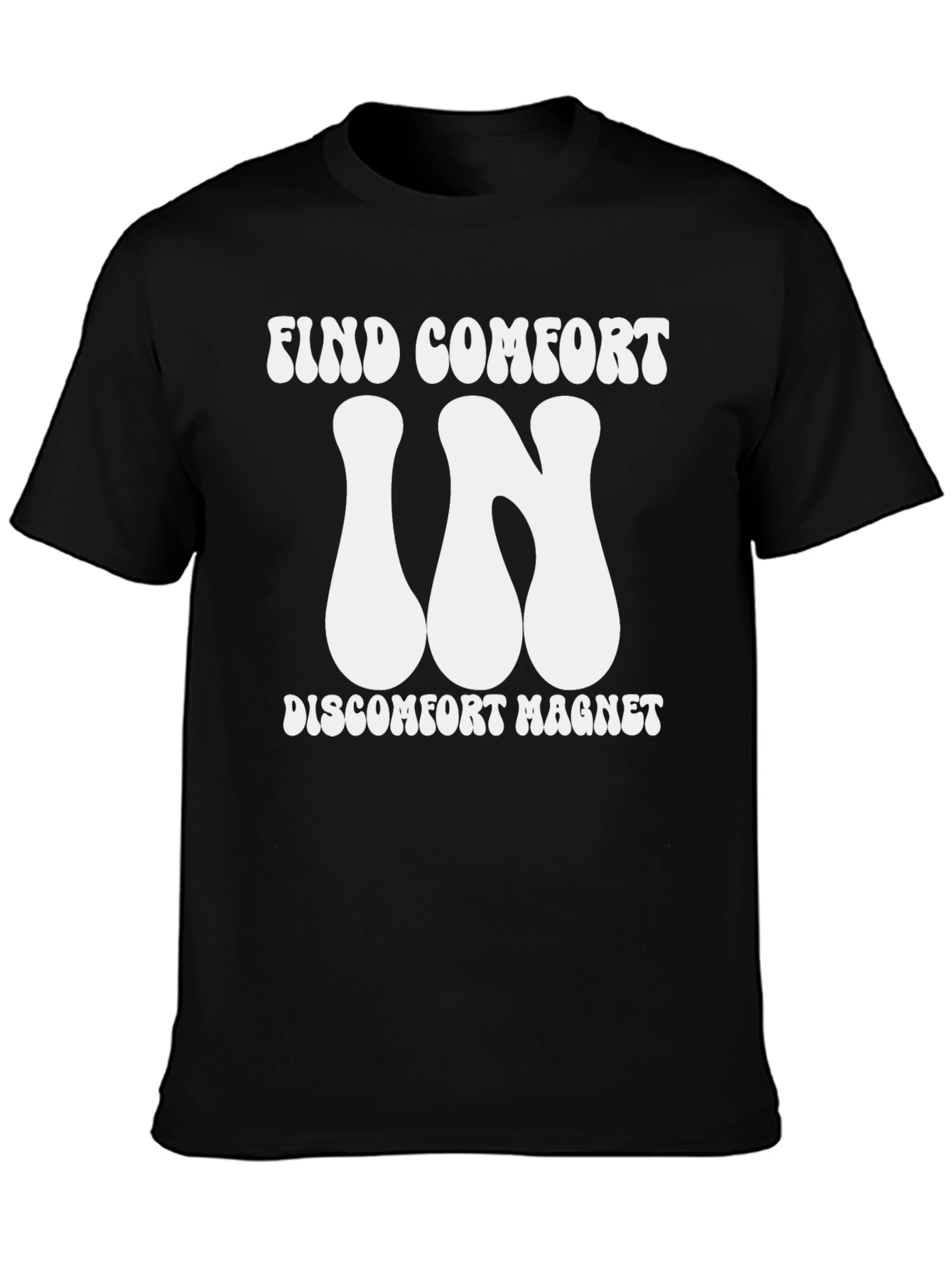 Camiseta Negra Discomfort Magnet