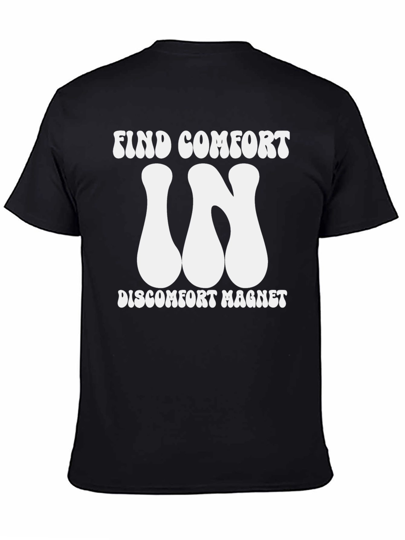 Camiseta Negra Discomfort Magnet