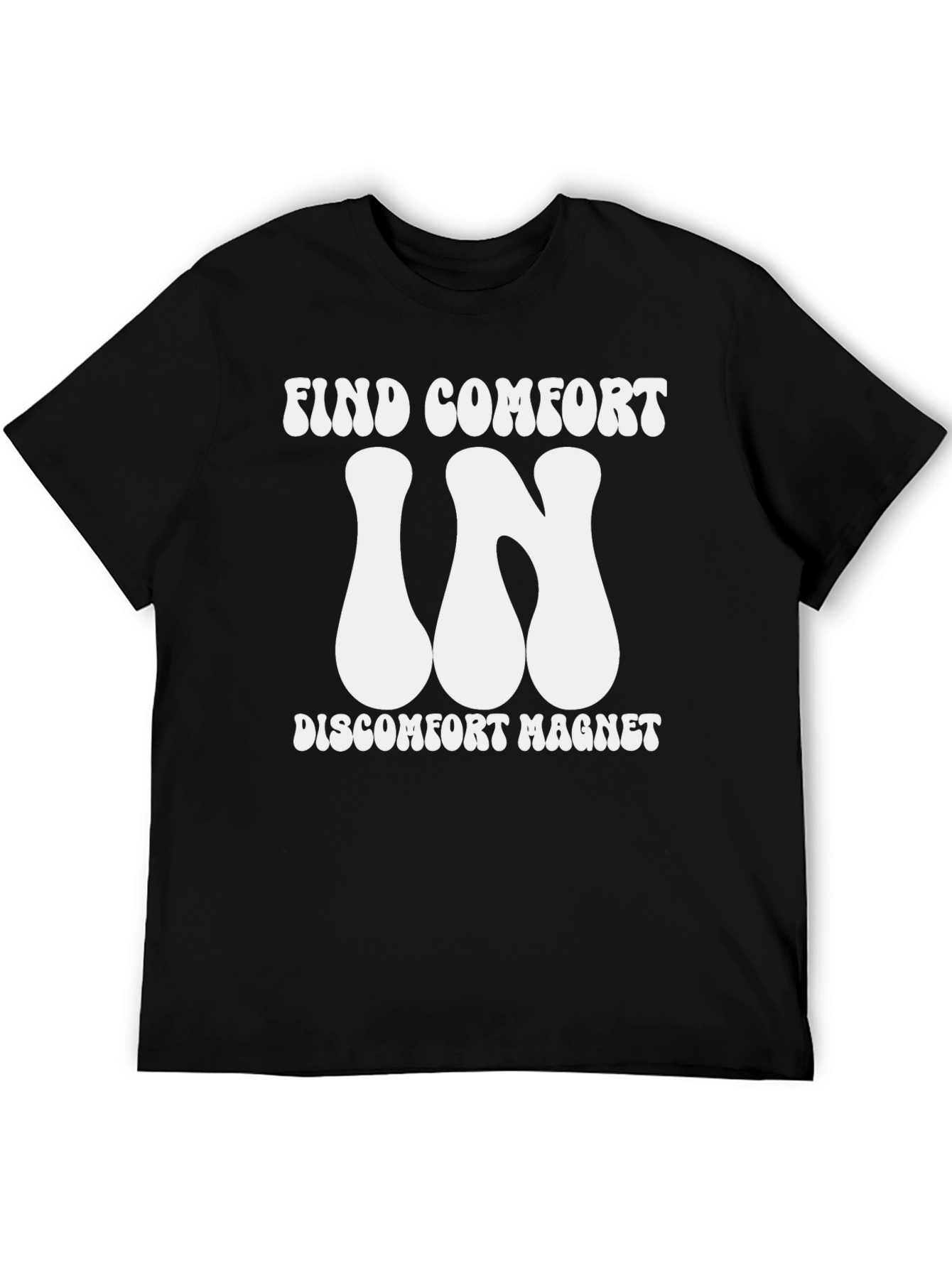 Camiseta Negra Discomfort Magnet