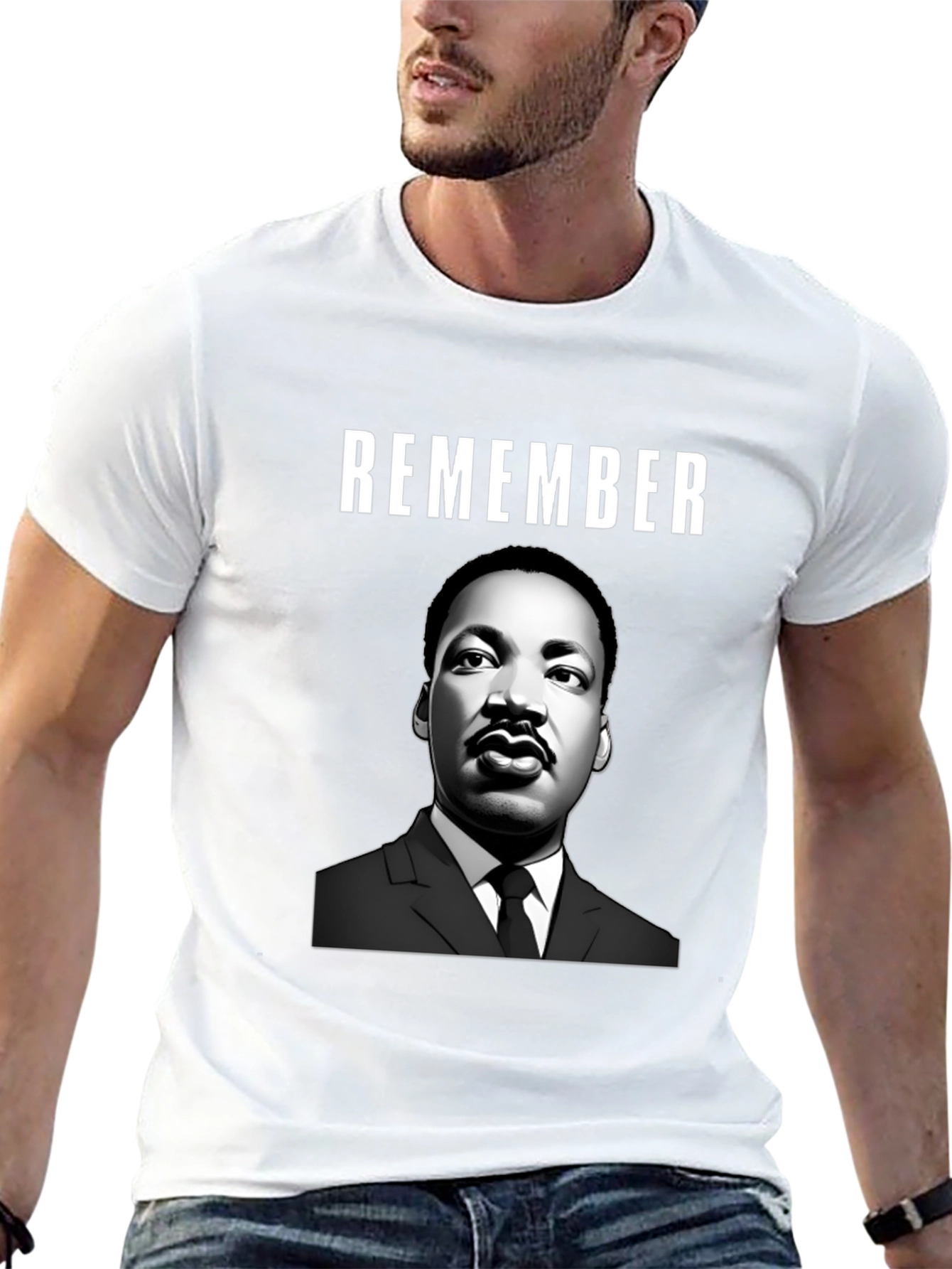 Camiseta Remember MLK - Estilo Casual y Conmemorativo