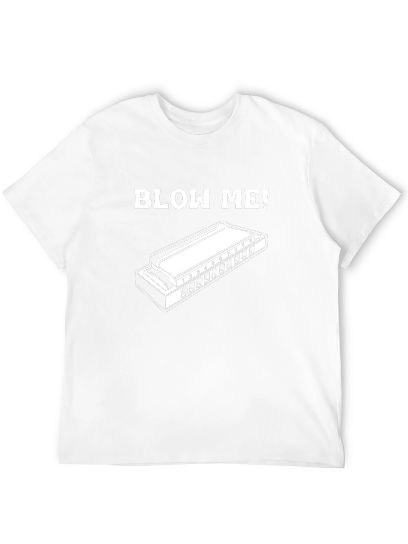 Camiseta Negra Hombre - Diseño Blow Me!.