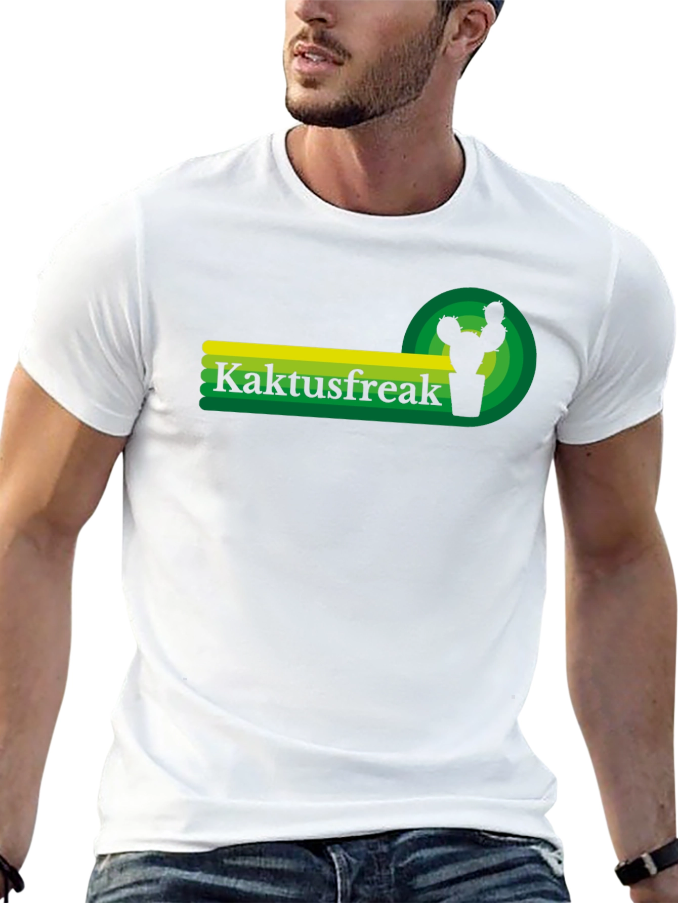 Camiseta Negra Kaktusfreak - Diseño Único