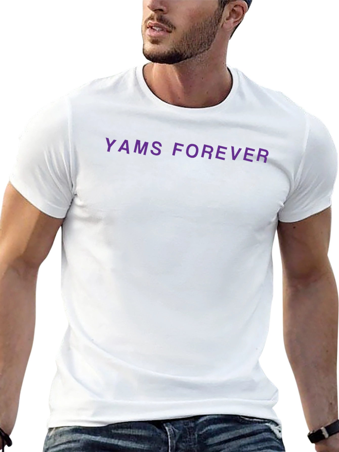 Camiseta Negra YAMS FOREVER - Estilo Casual