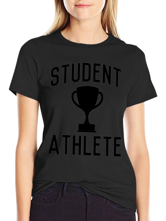 Camiseta Negra Estudiante Atleta