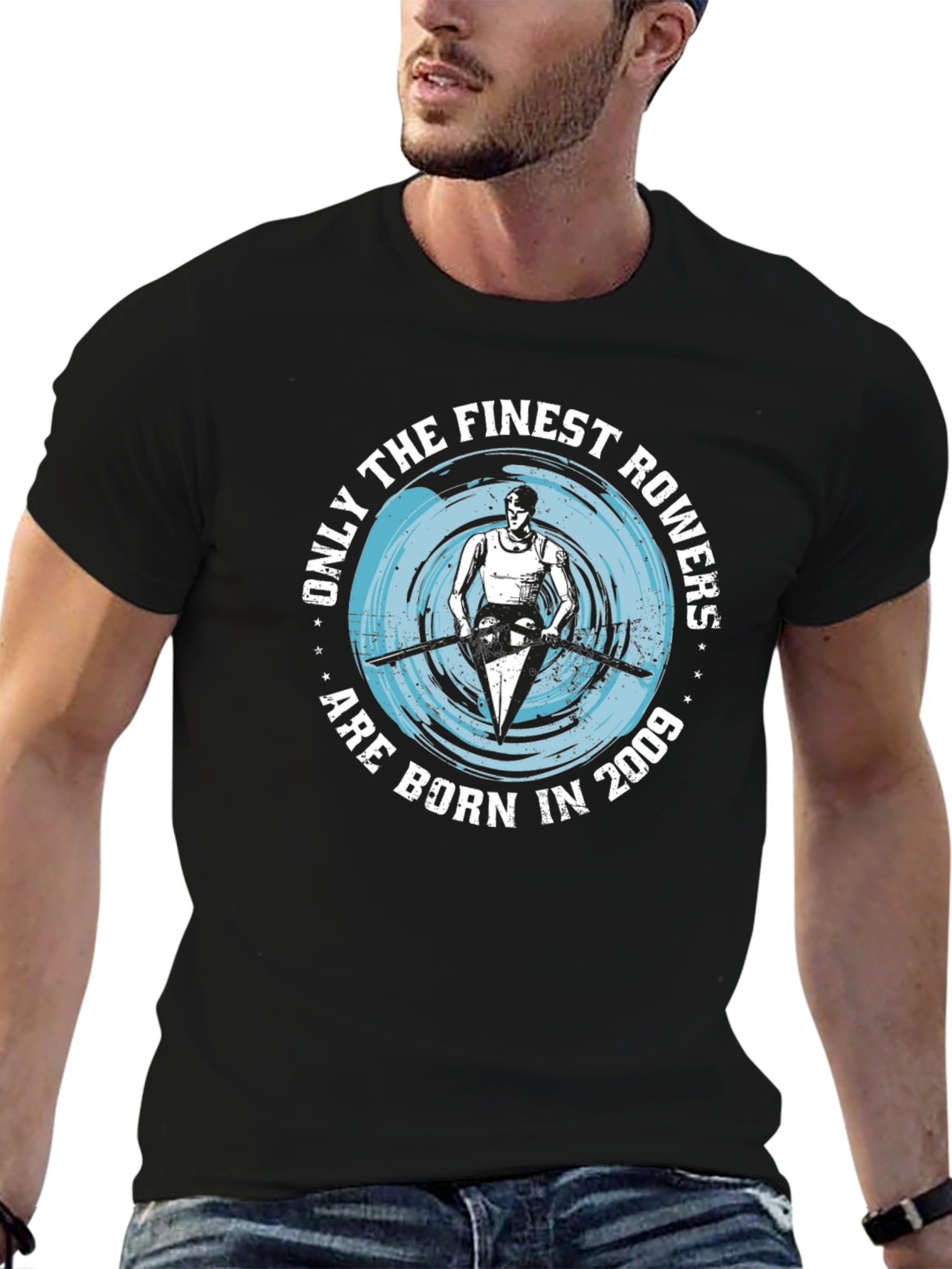 Camiseta Negra de Rower Nacidos en 2009