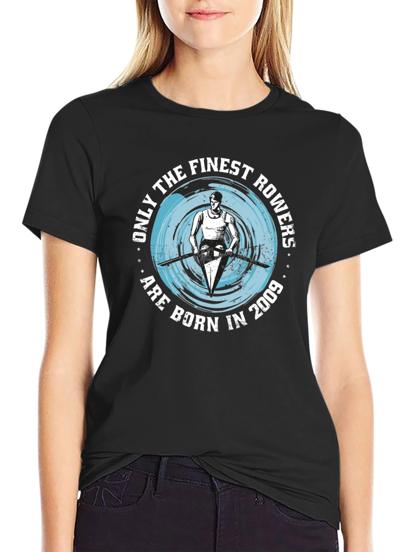 Camiseta Negra de Rower Nacidos en 2009