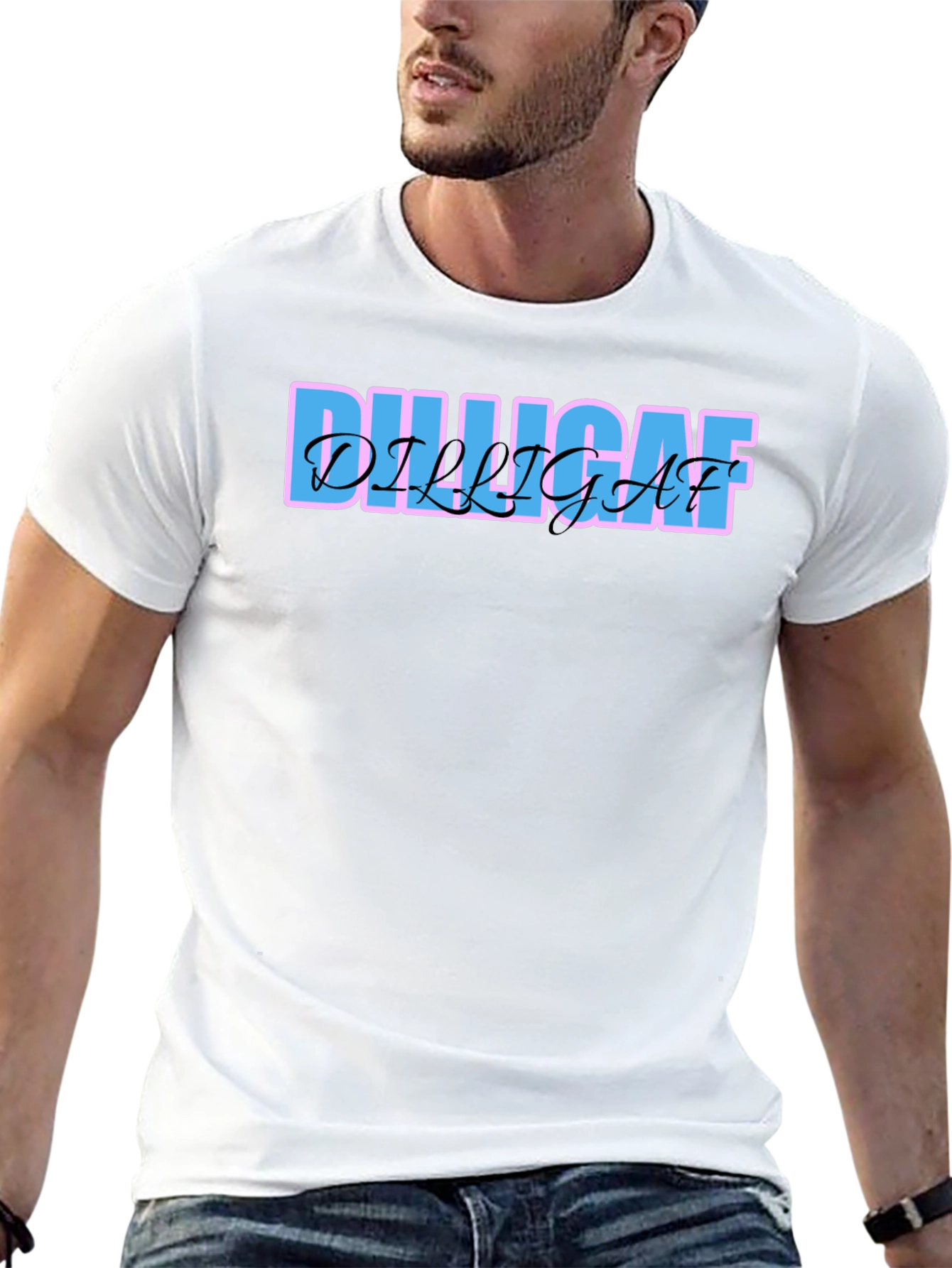 Camiseta Negra DILLIGAF