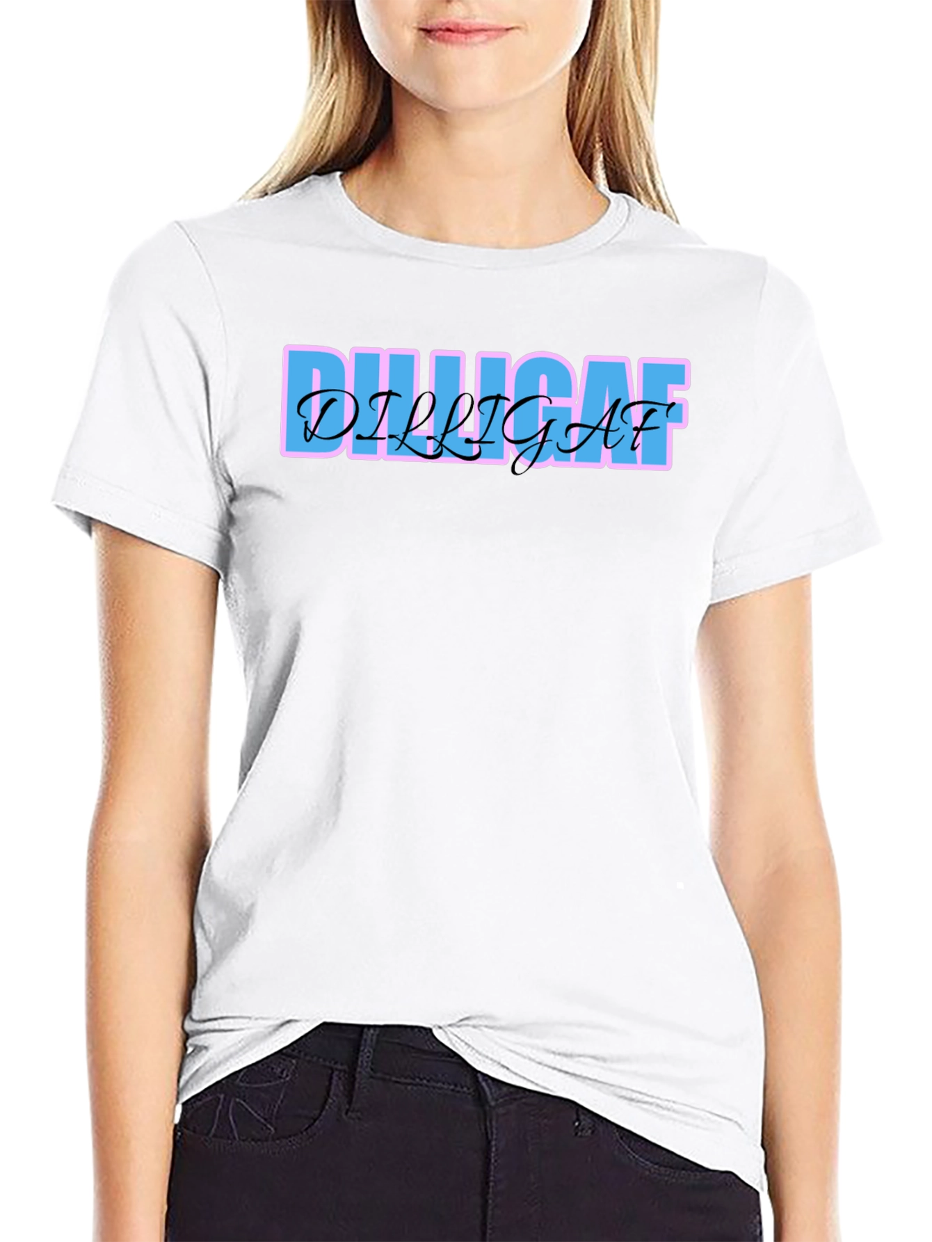Camiseta Negra DILLIGAF
