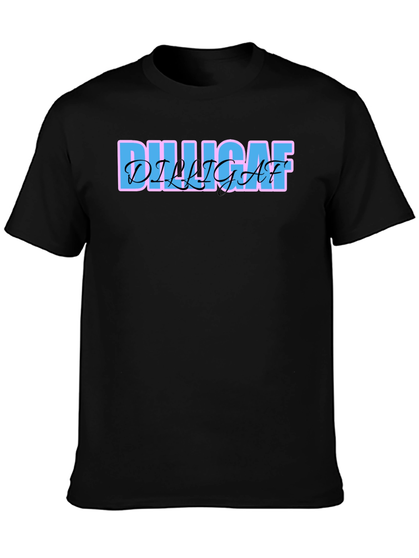 Camiseta Negra DILLIGAF