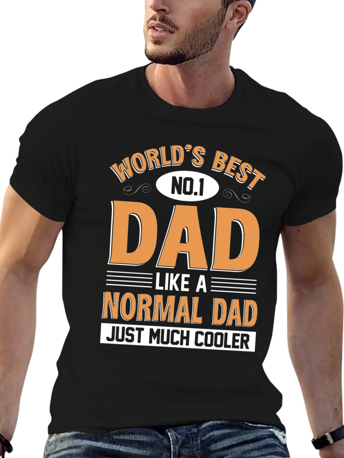 Camiseta Negra Día del Padre: El Mejor Papá