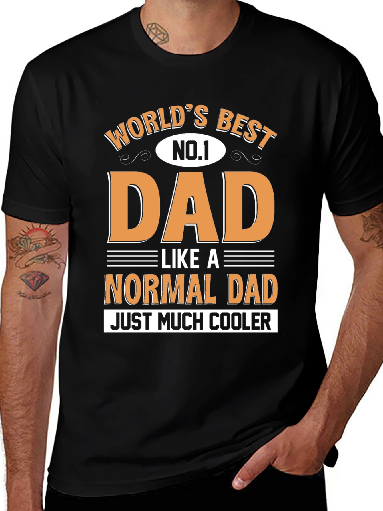 Camiseta Negra Día del Padre: El Mejor Papá