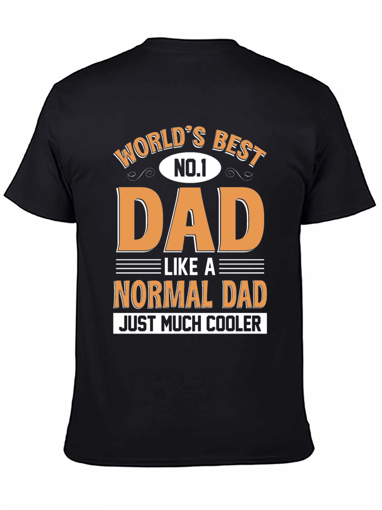 Camiseta Negra Día del Padre: El Mejor Papá