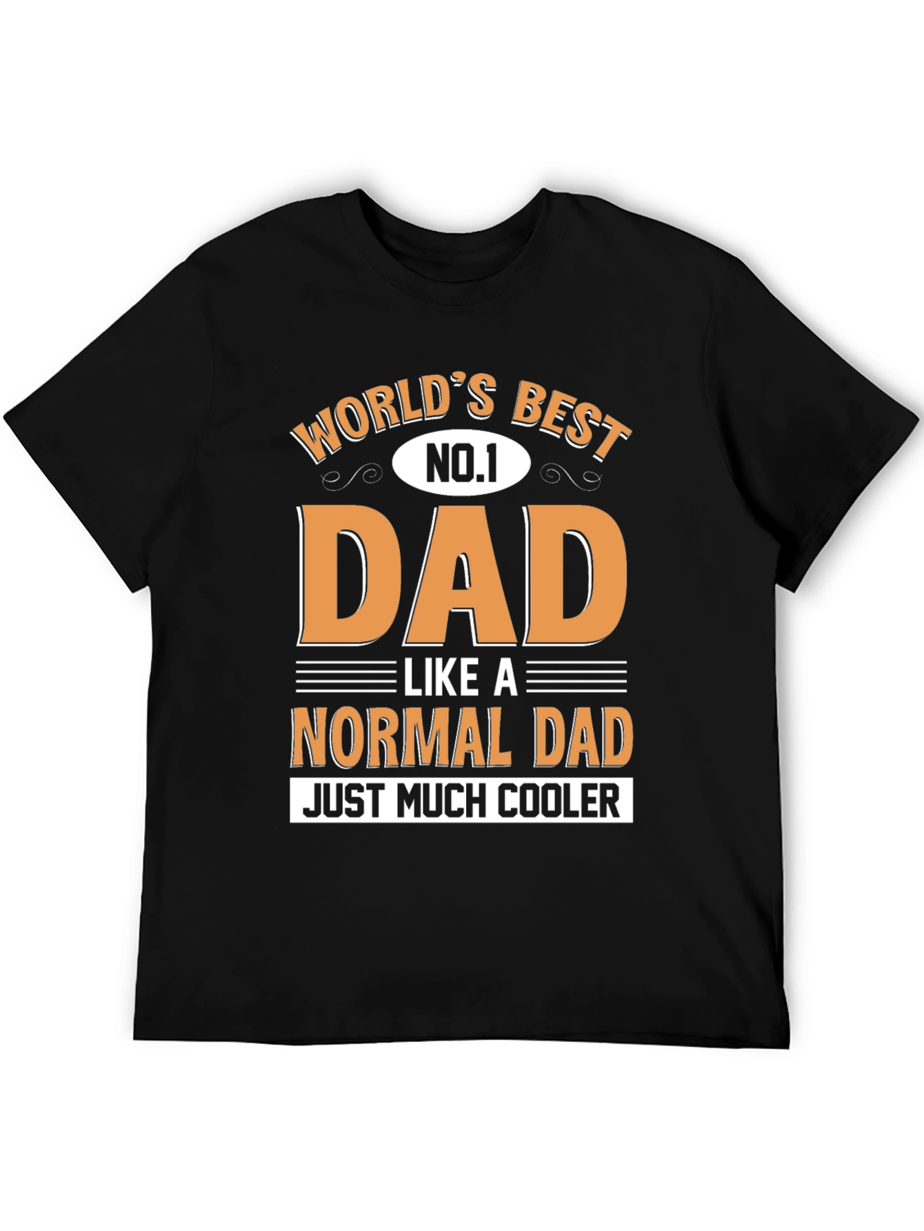 Camiseta Negra Día del Padre: El Mejor Papá