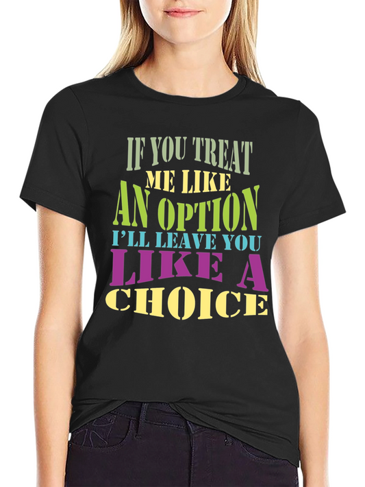 Camiseta Negra con Estampa de Frase Inspiradora