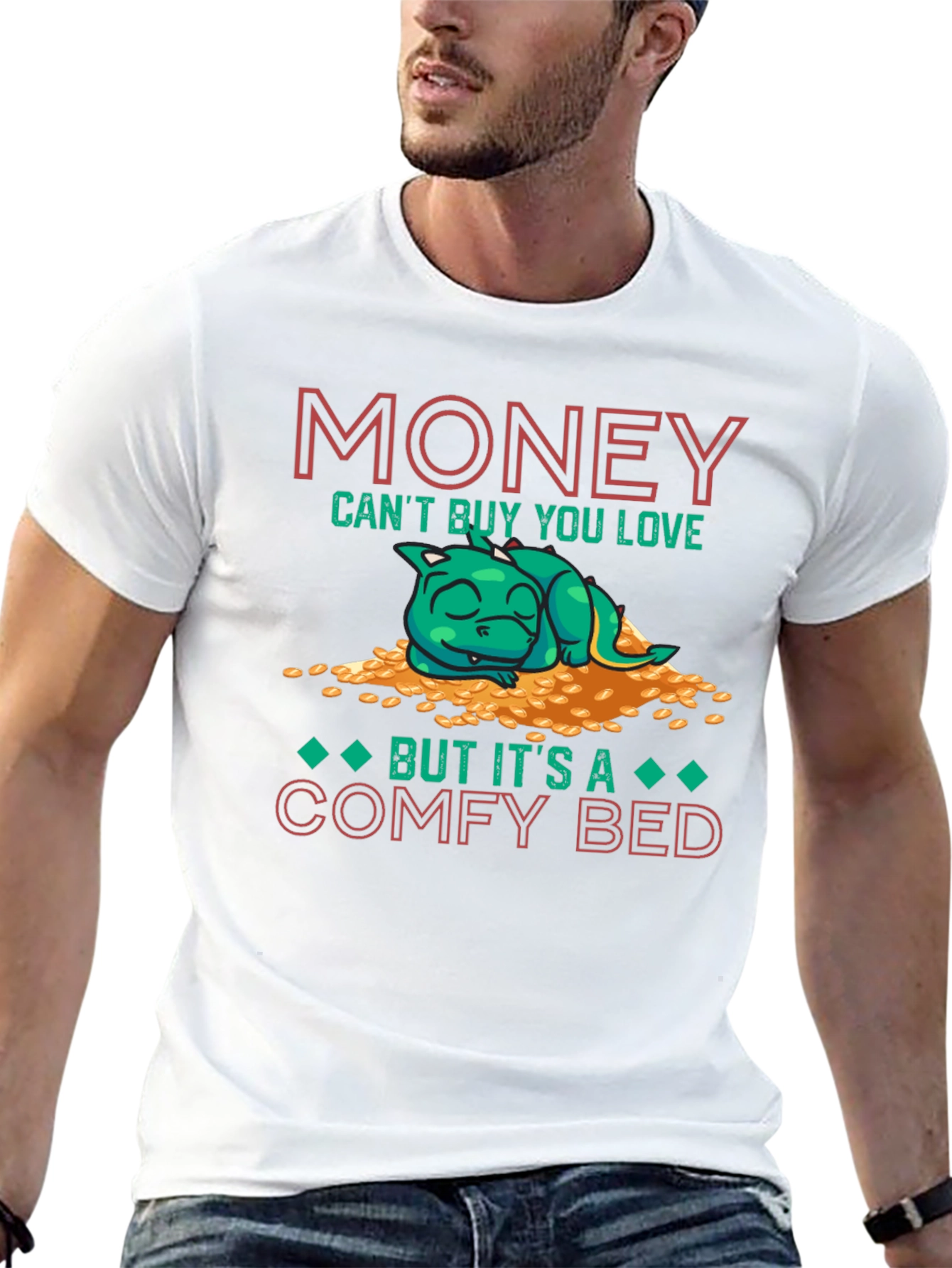 Camiseta Divertida Money Cant Buy Love