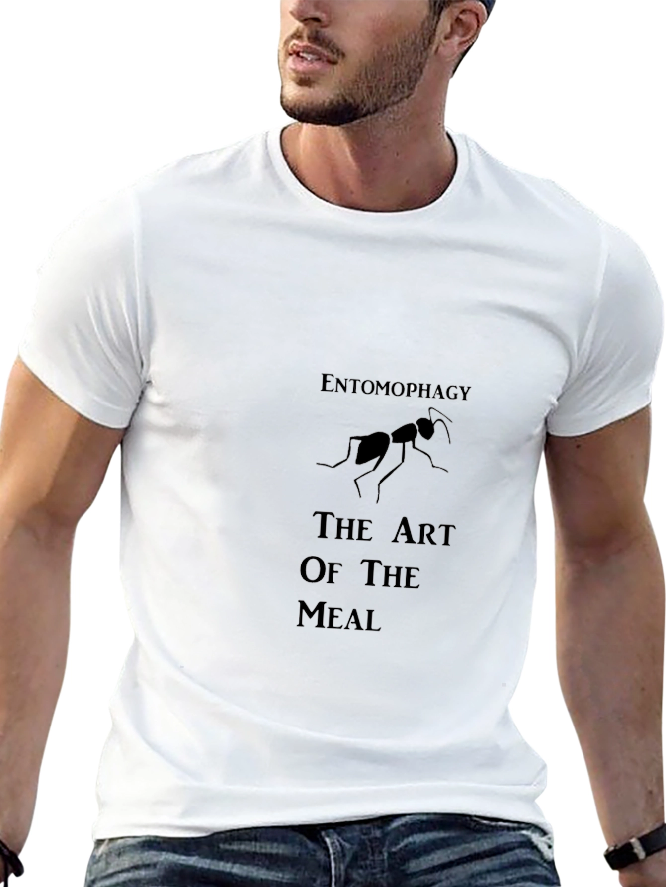 Camiseta Negra Entomofagia El Arte de la Comida