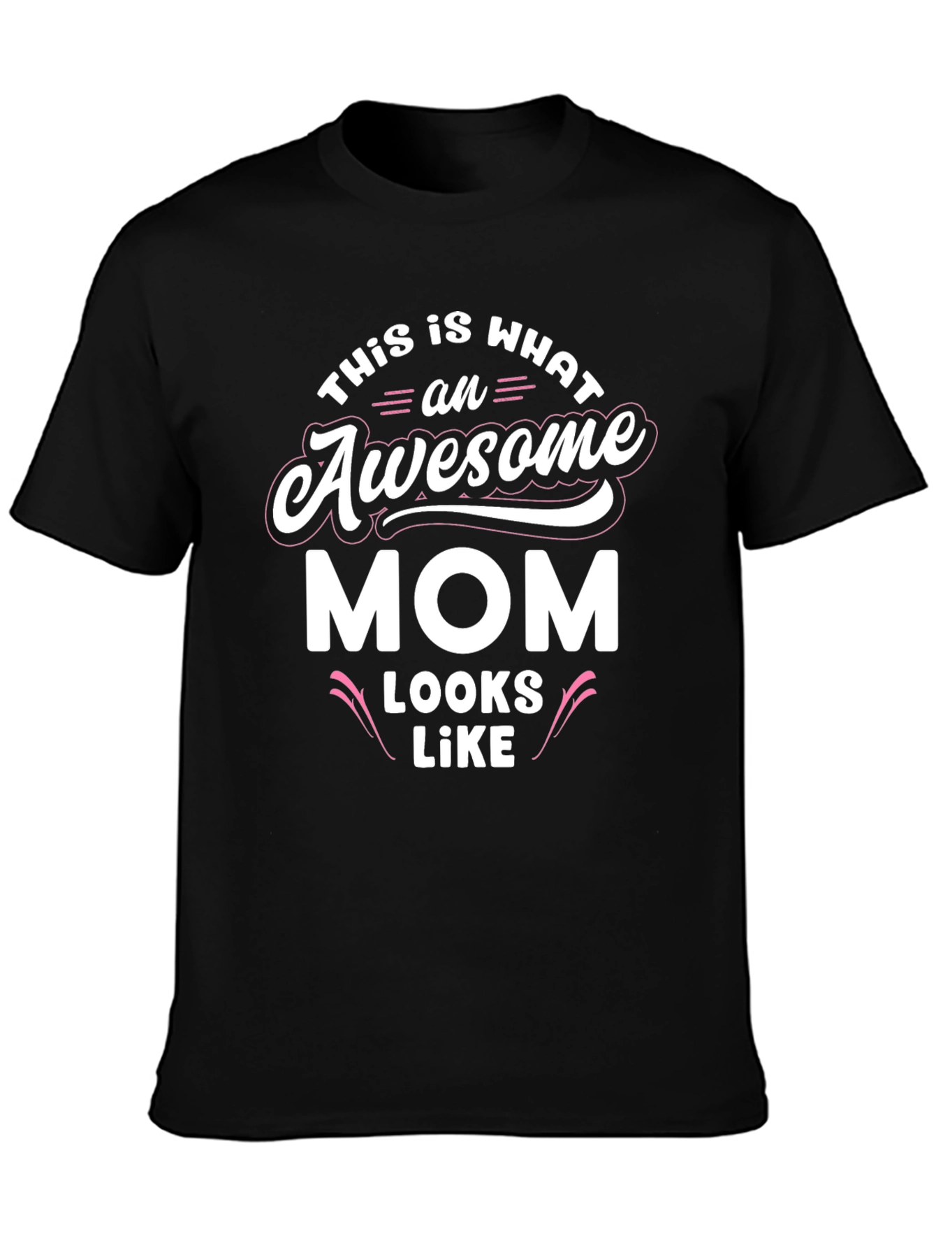 Camiseta Negra: ¡Mamá Asombrosa!