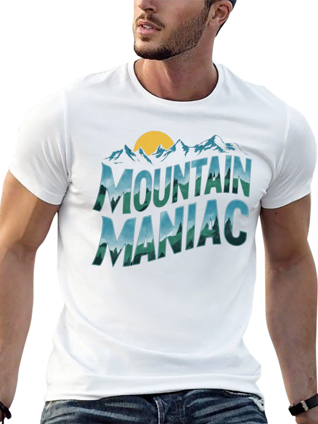 Camiseta Negra Mountain Maniac