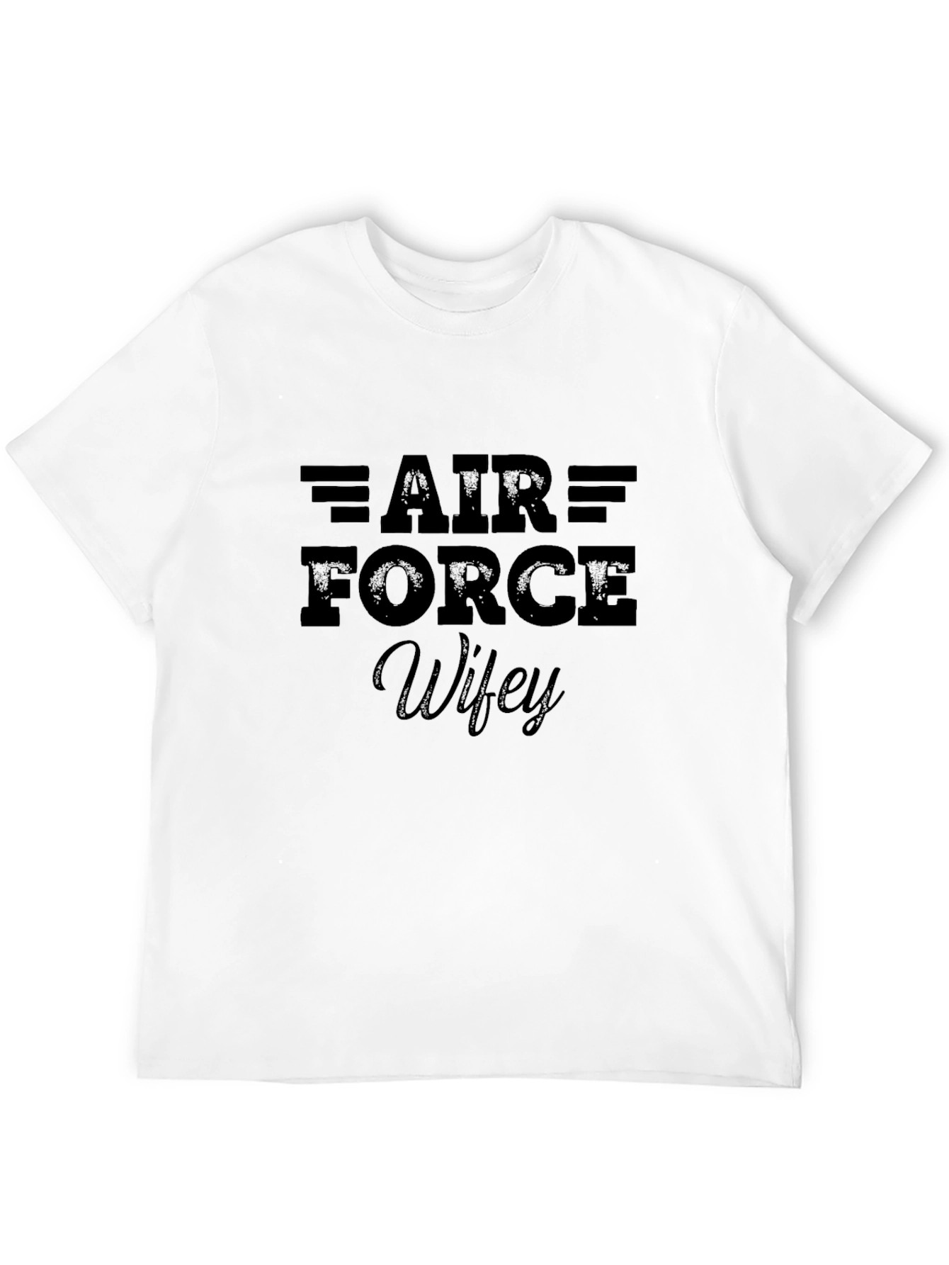 Camiseta Negra Air Force Wifey