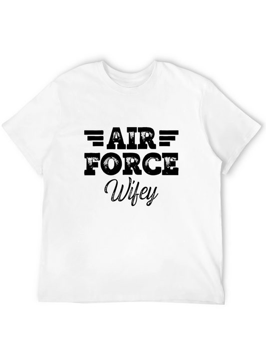 Camiseta Negra Air Force Wifey