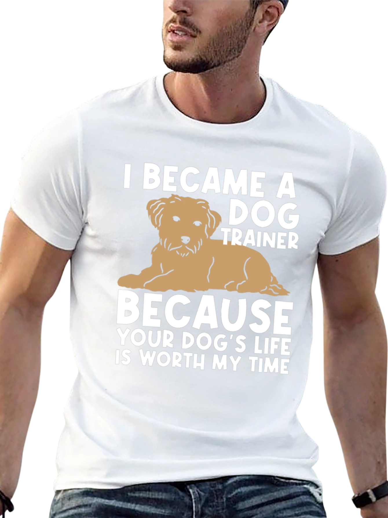 Camiseta Negra Entrenador de Perros