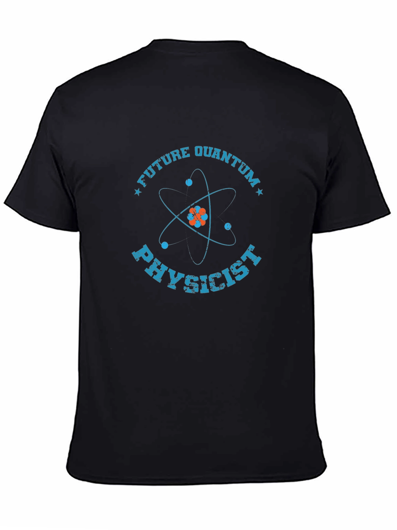 Camiseta Negra de Físico Cuántico Futuro