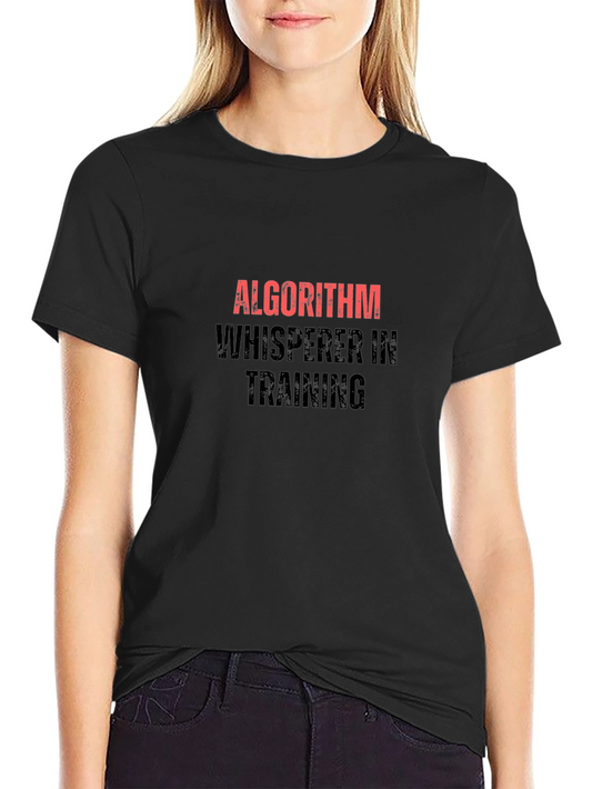 Camiseta Negra Algoritmo Whisperer Training