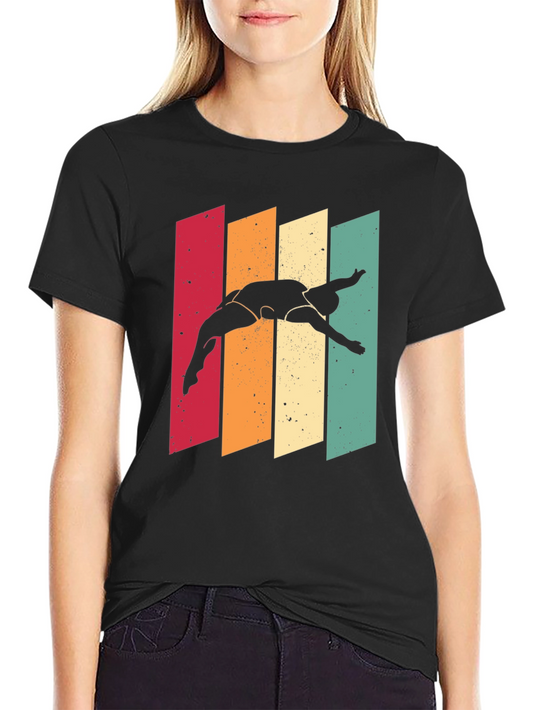 Camiseta Vintage Retro Buceador Hombre