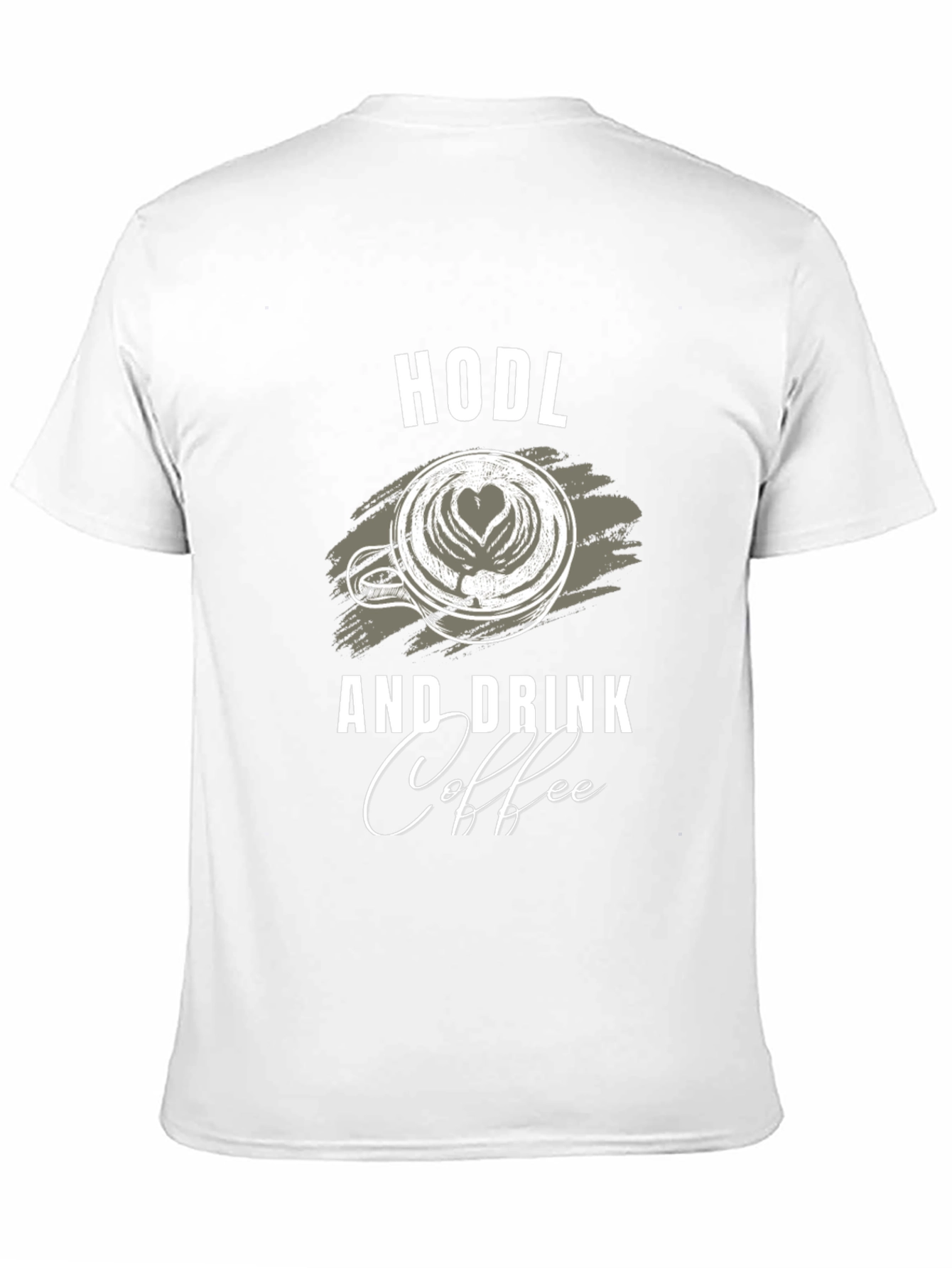 Camiseta Negra HODL y Coffee