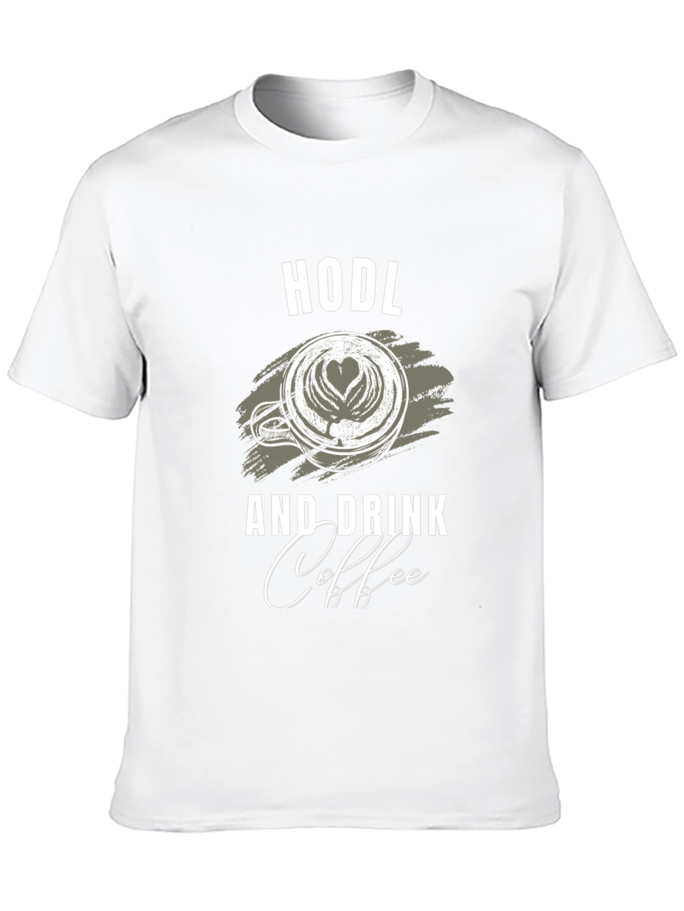 Camiseta Negra HODL y Coffee