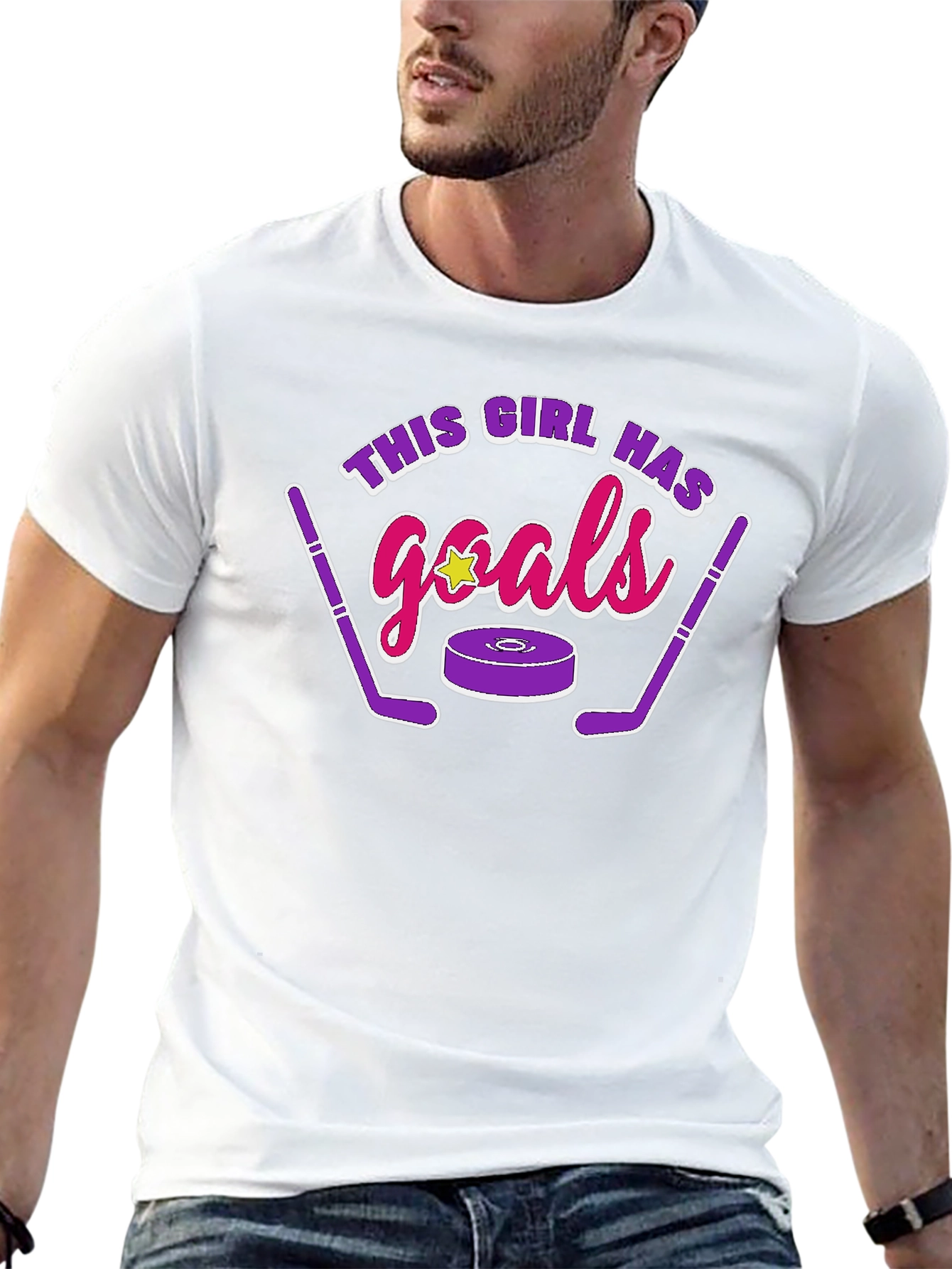 Camiseta Negra Esta Chica Tiene Goles
