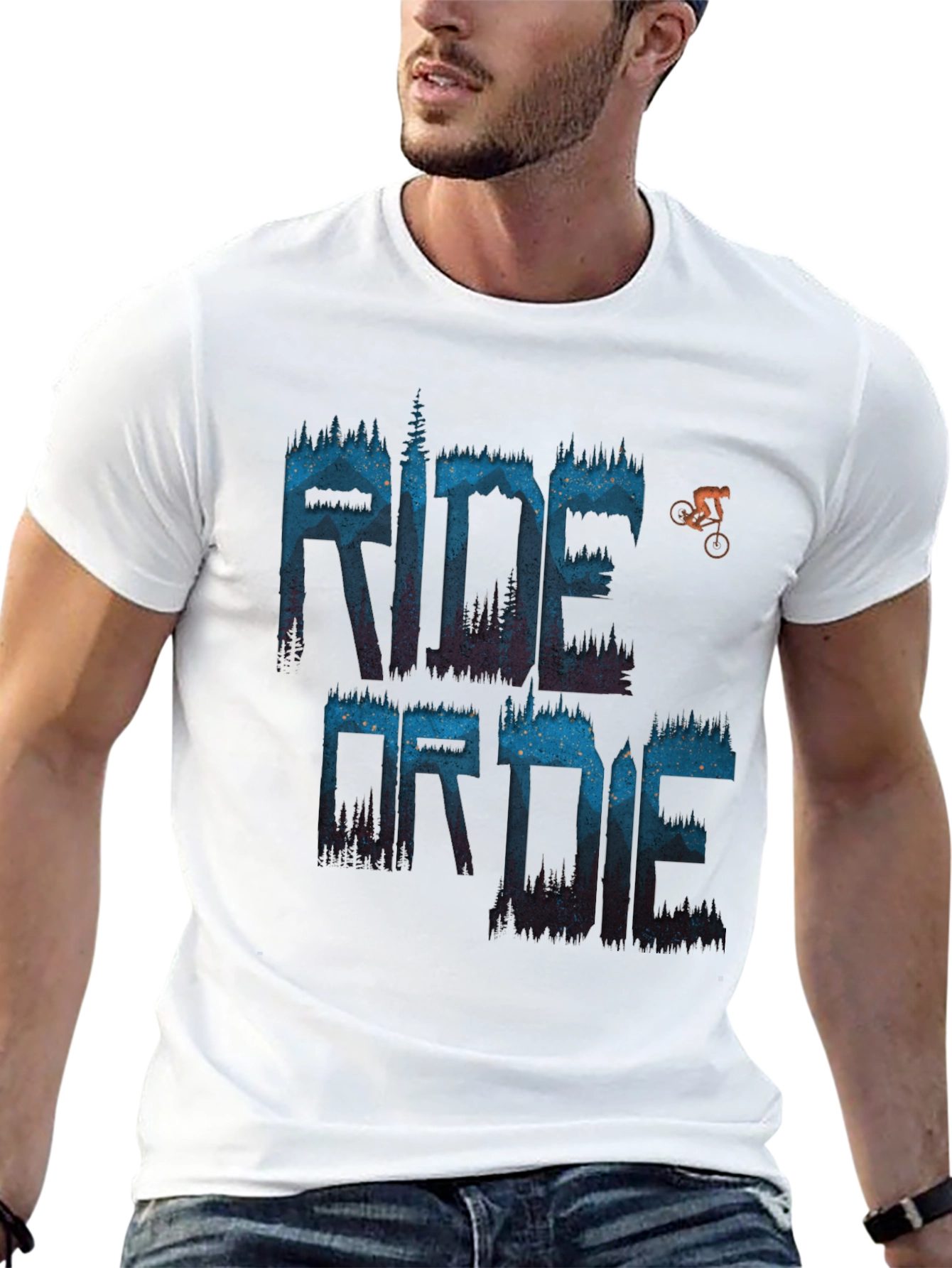 Camiseta Negra Ride or Die para Aventureros