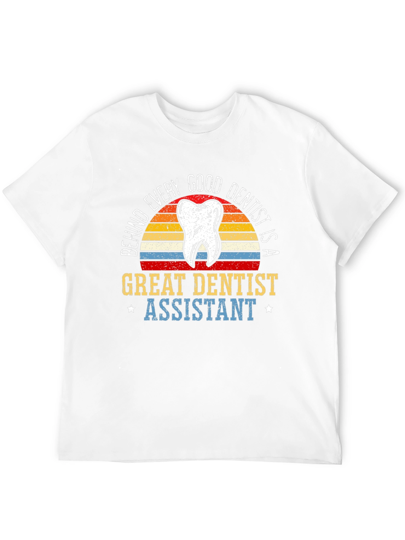 Camiseta Negra Dentista - Asistente Dental