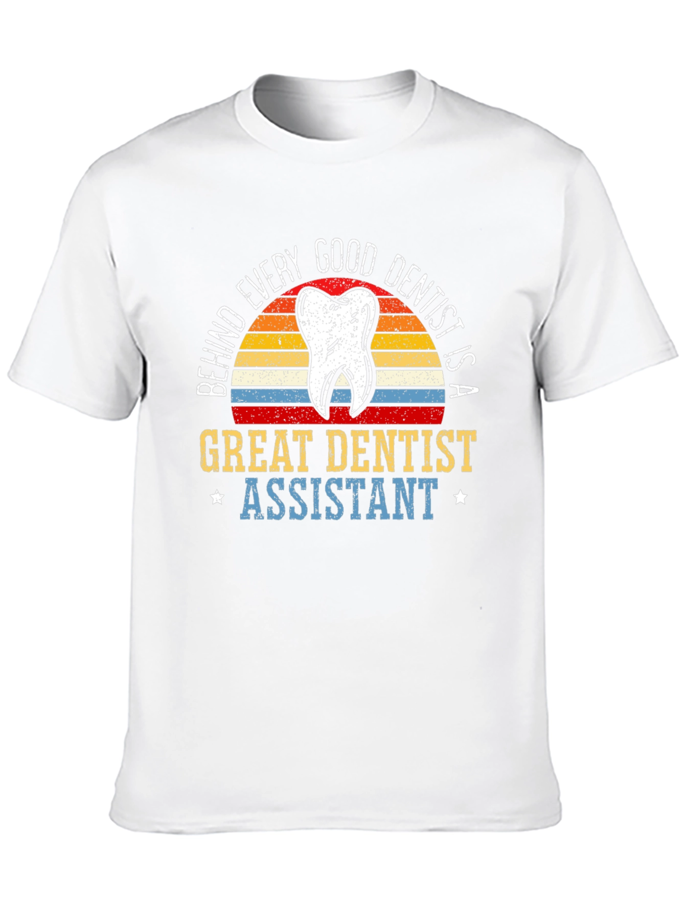 Camiseta Negra Dentista - Asistente Dental