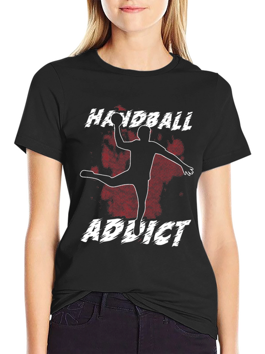 Camiseta Negra Handball Addict para Hombre