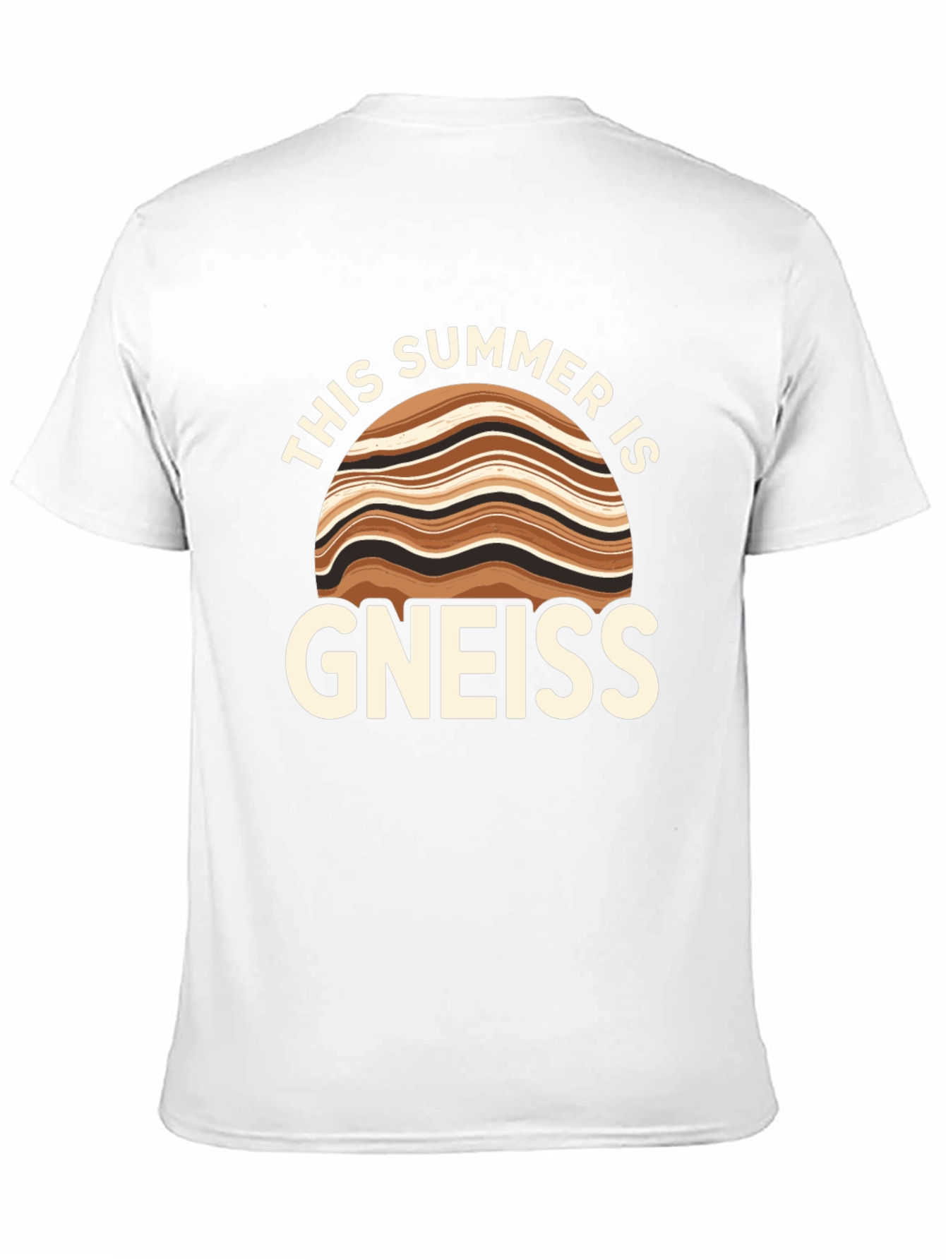 Camiseta Negra Gneiss: ¡Un Verano con Humor Geológico!