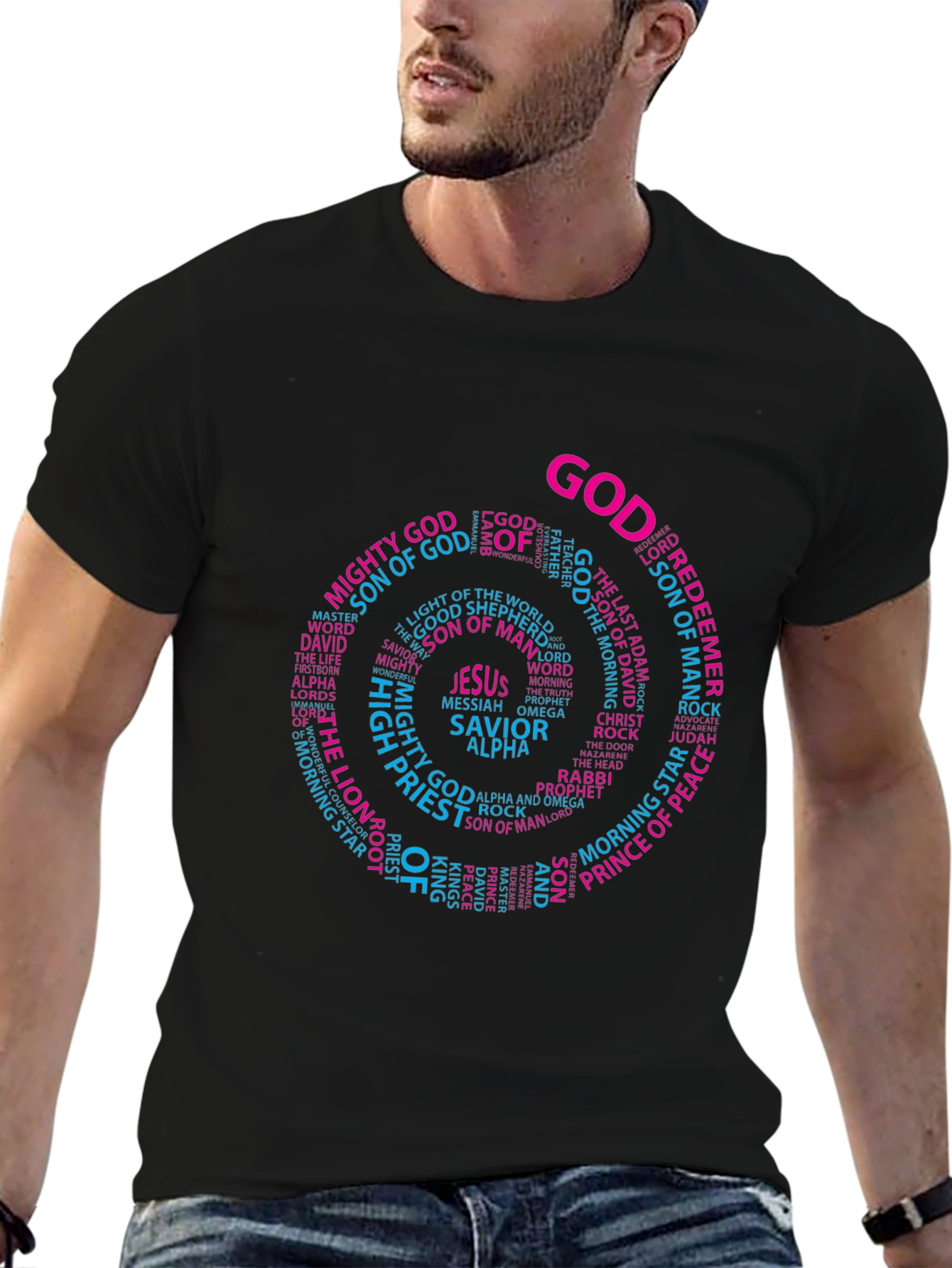 Camiseta Cristiana: Dios Jesús Salvador