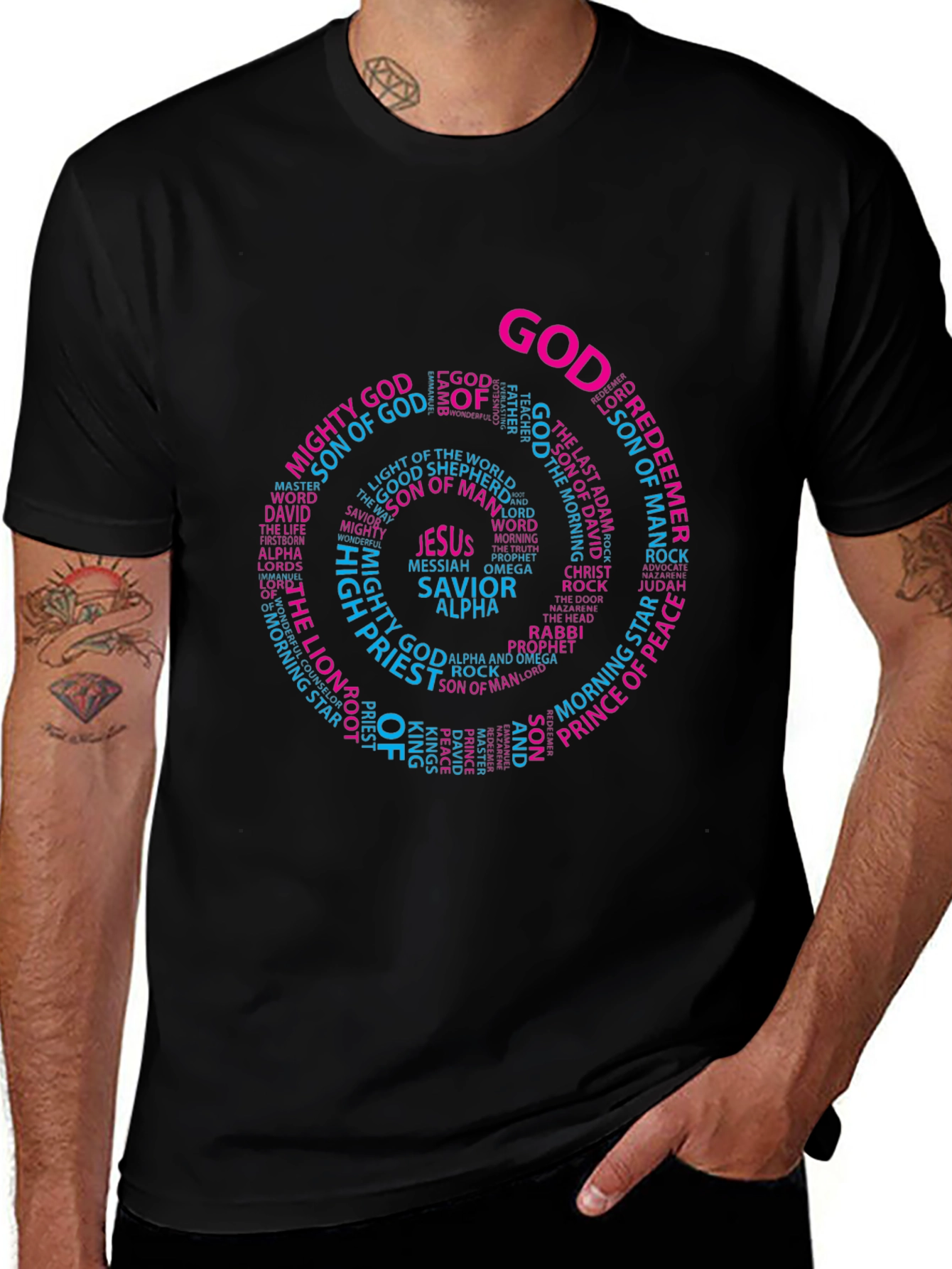 Camiseta Cristiana: Dios Jesús Salvador
