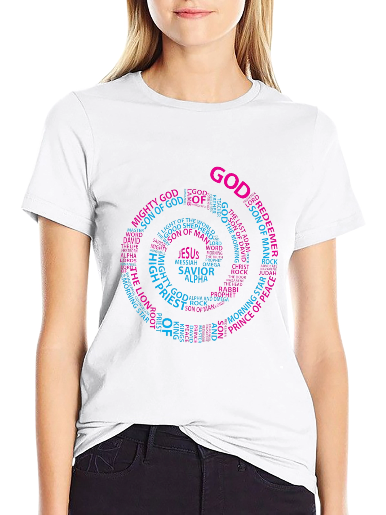Camiseta Cristiana: Dios Jesús Salvador