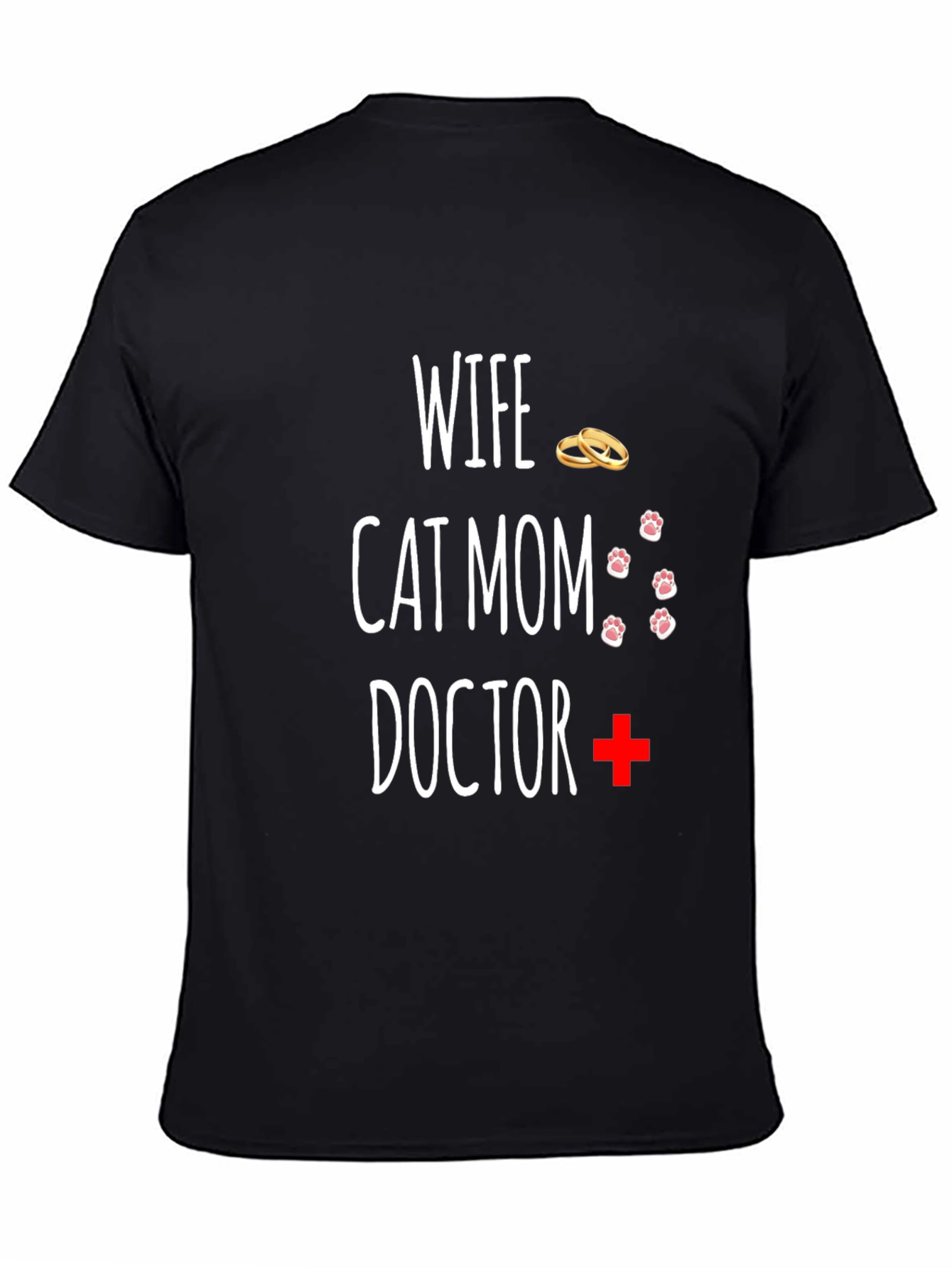 Camiseta Mujer Gato Mamá Doctora