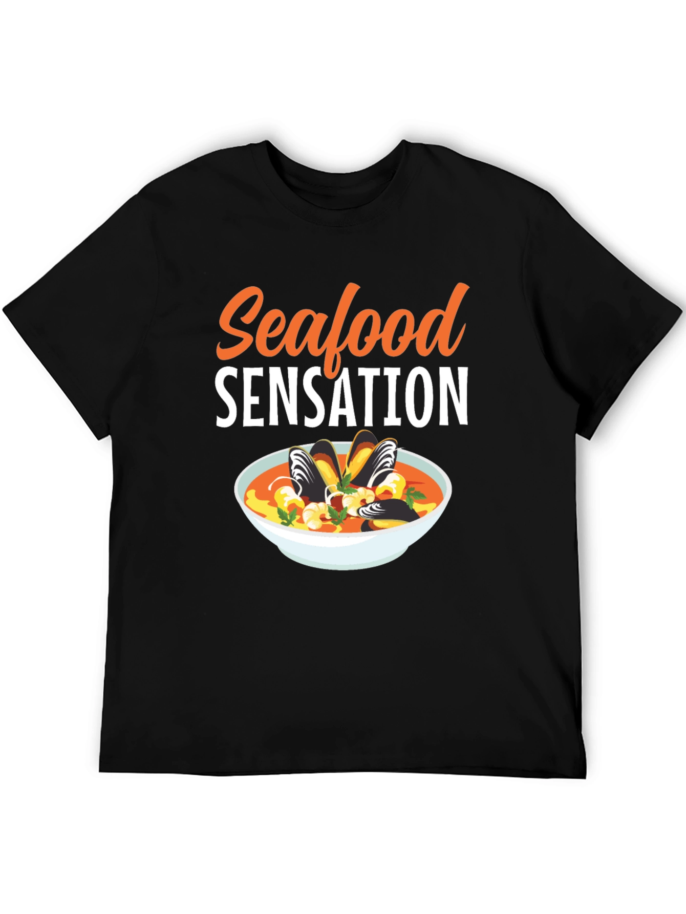 Camiseta Negra Seafood Sensation